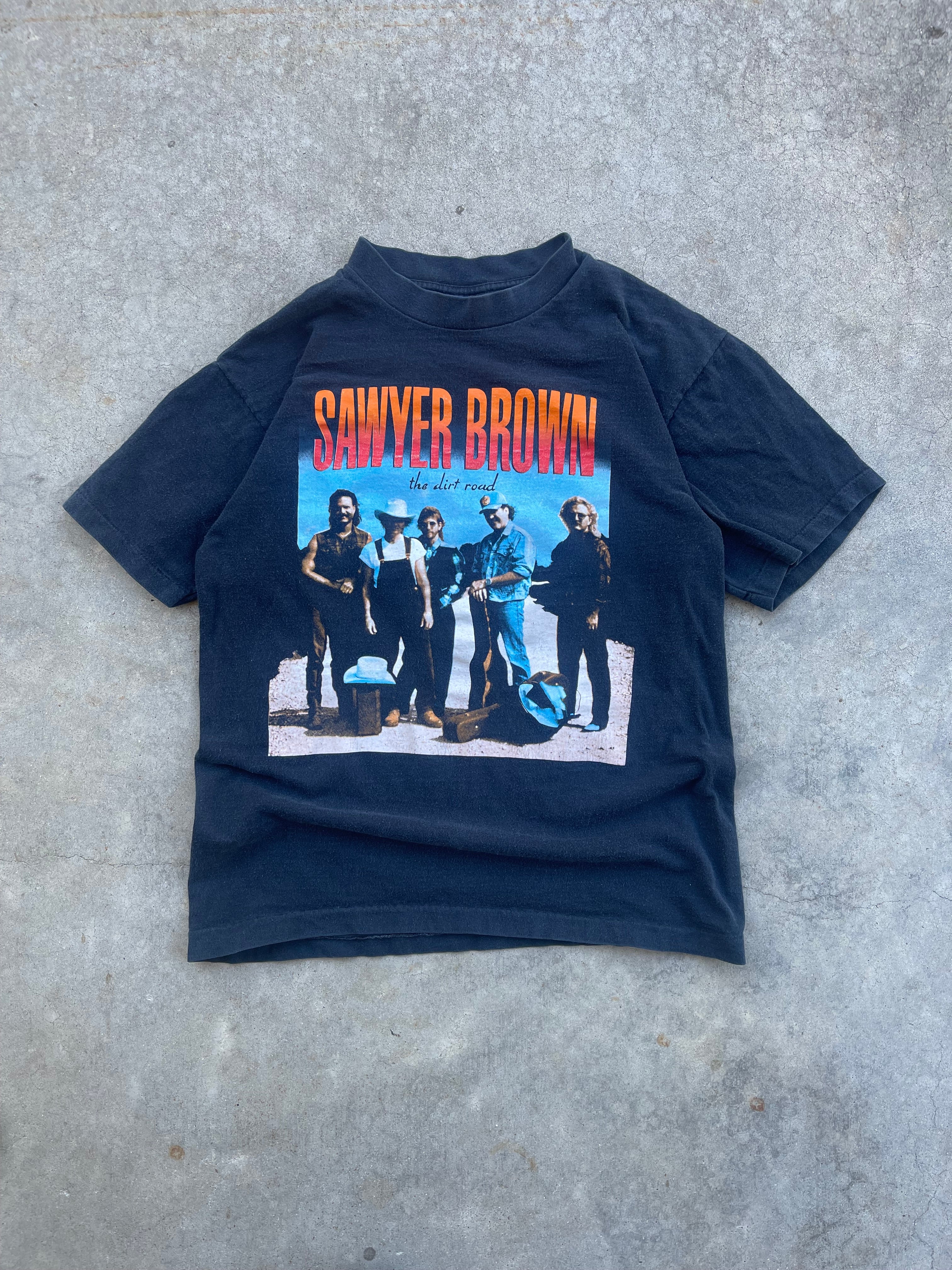 1992 Sawyer Brown Dirt Road Tour T-Shirt (S)