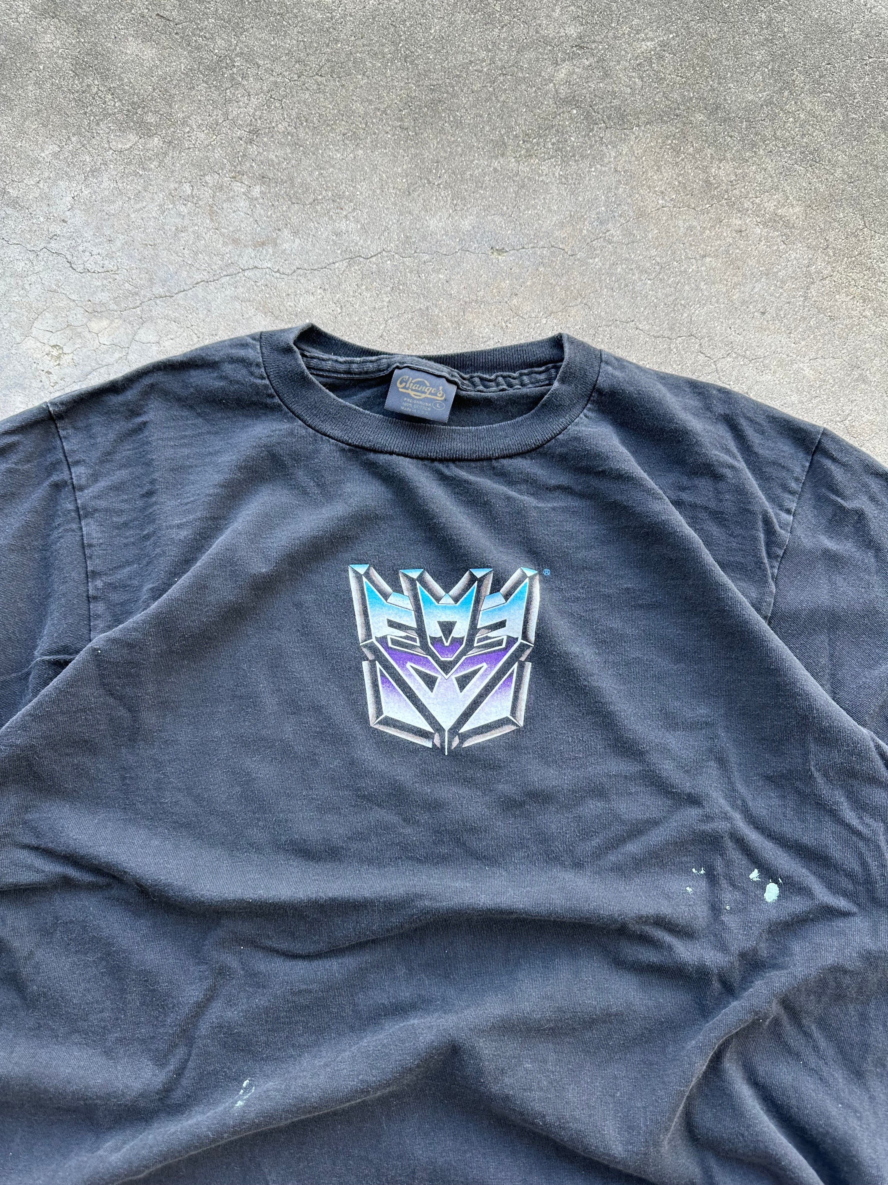 1990s Faded Transformers T-Shirt (L)