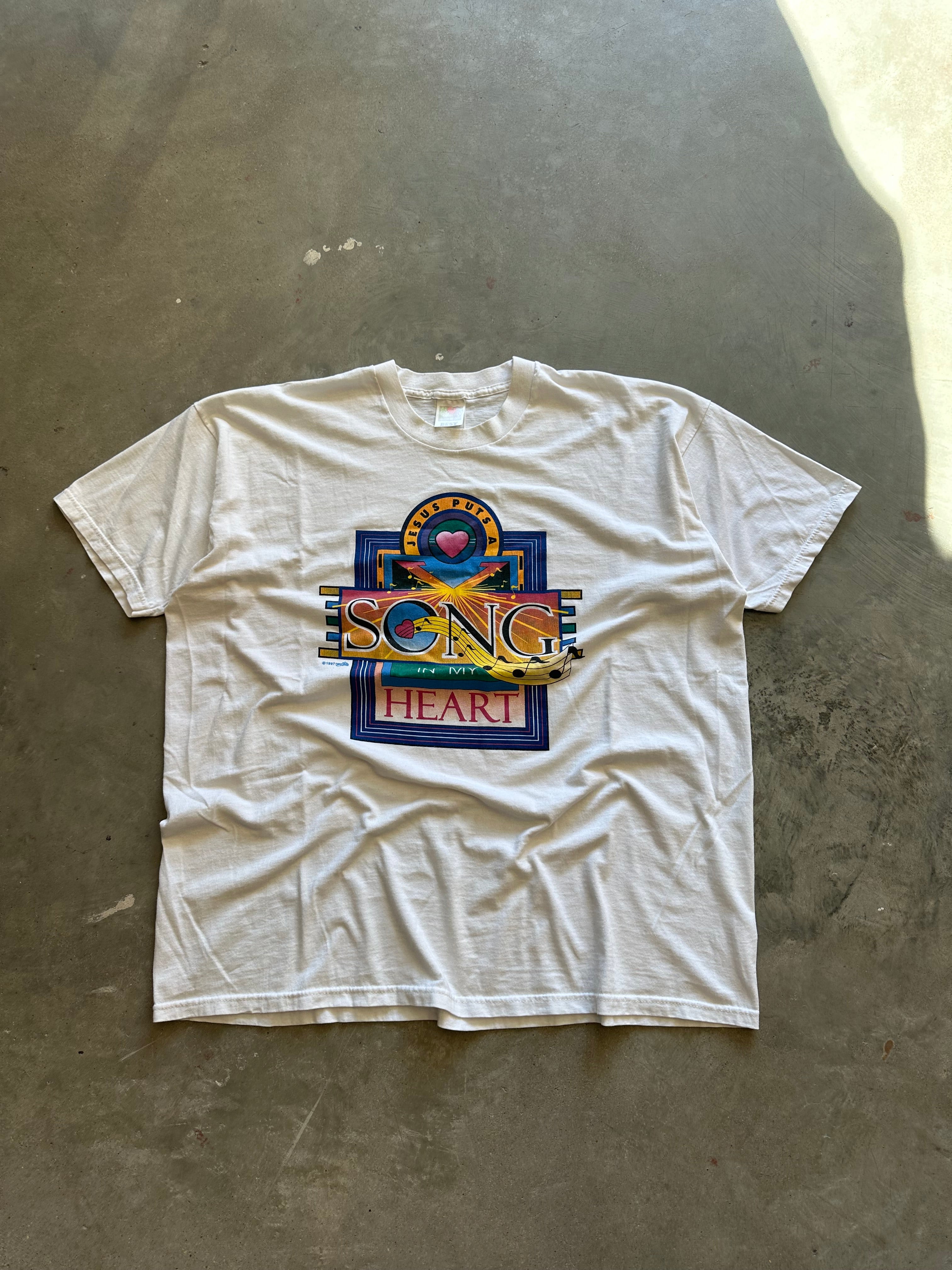 1997 Song In My Heart Jesus T-Shirt (2XL)