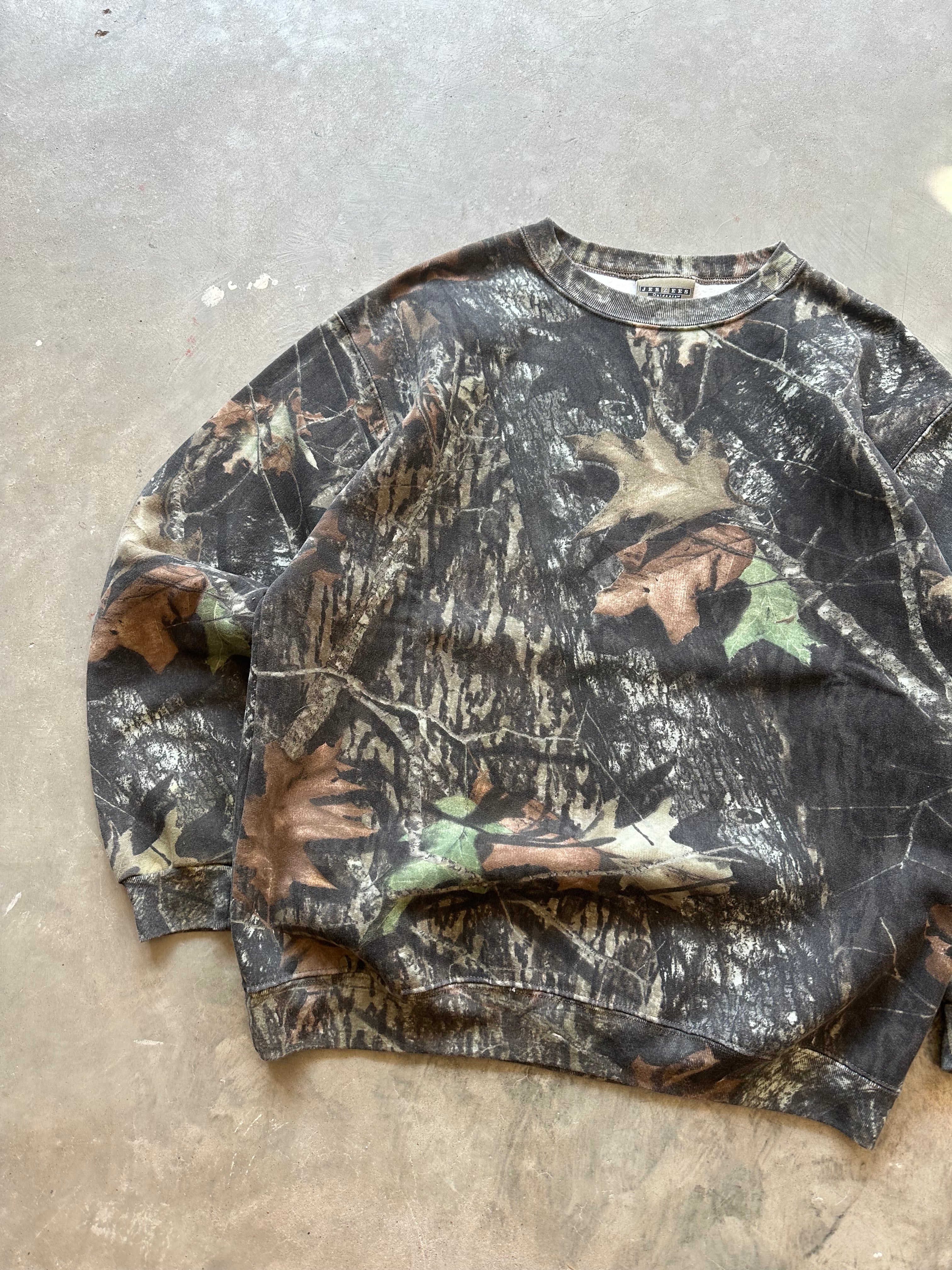 Vintage Camo Crewneck (L)
