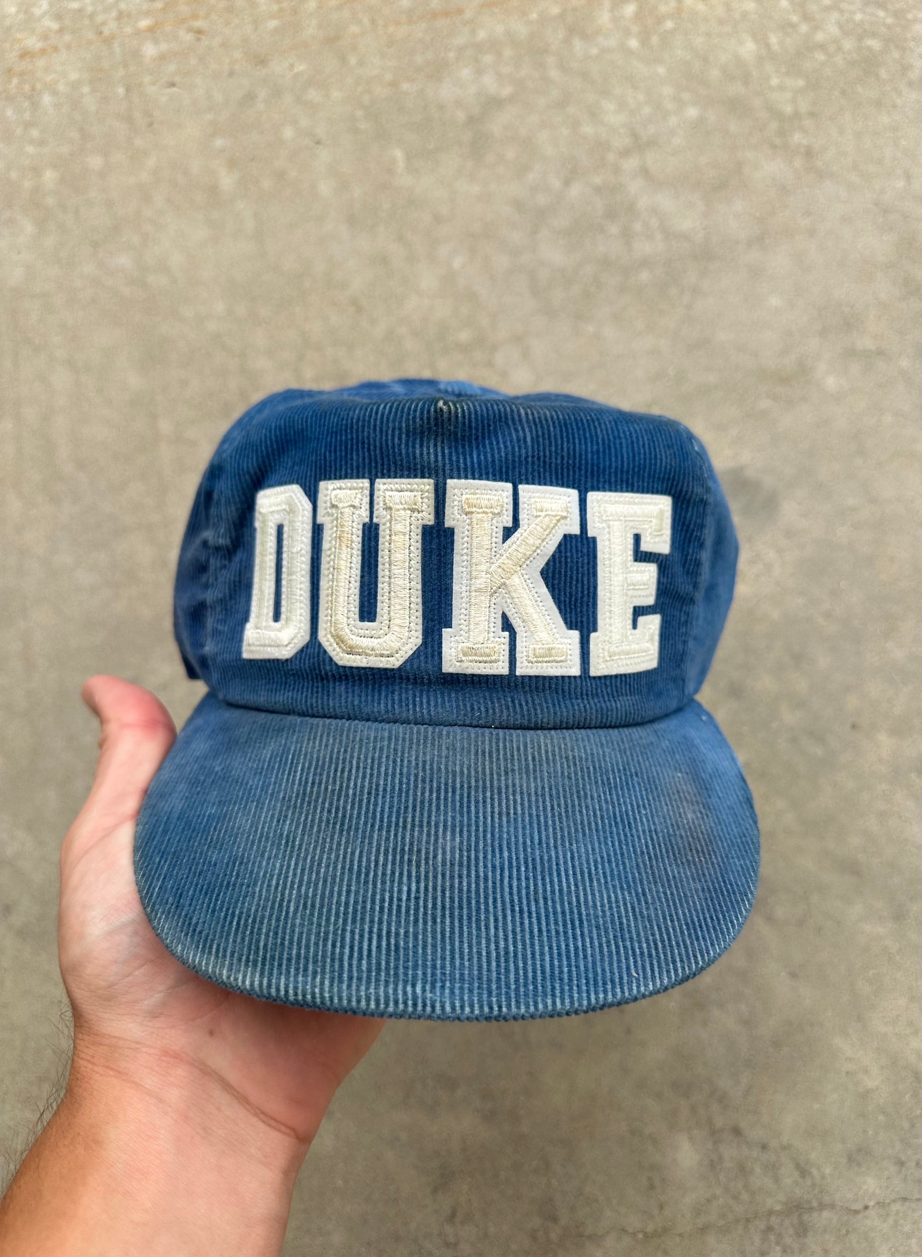1980s Duke University Corduroy Snapback