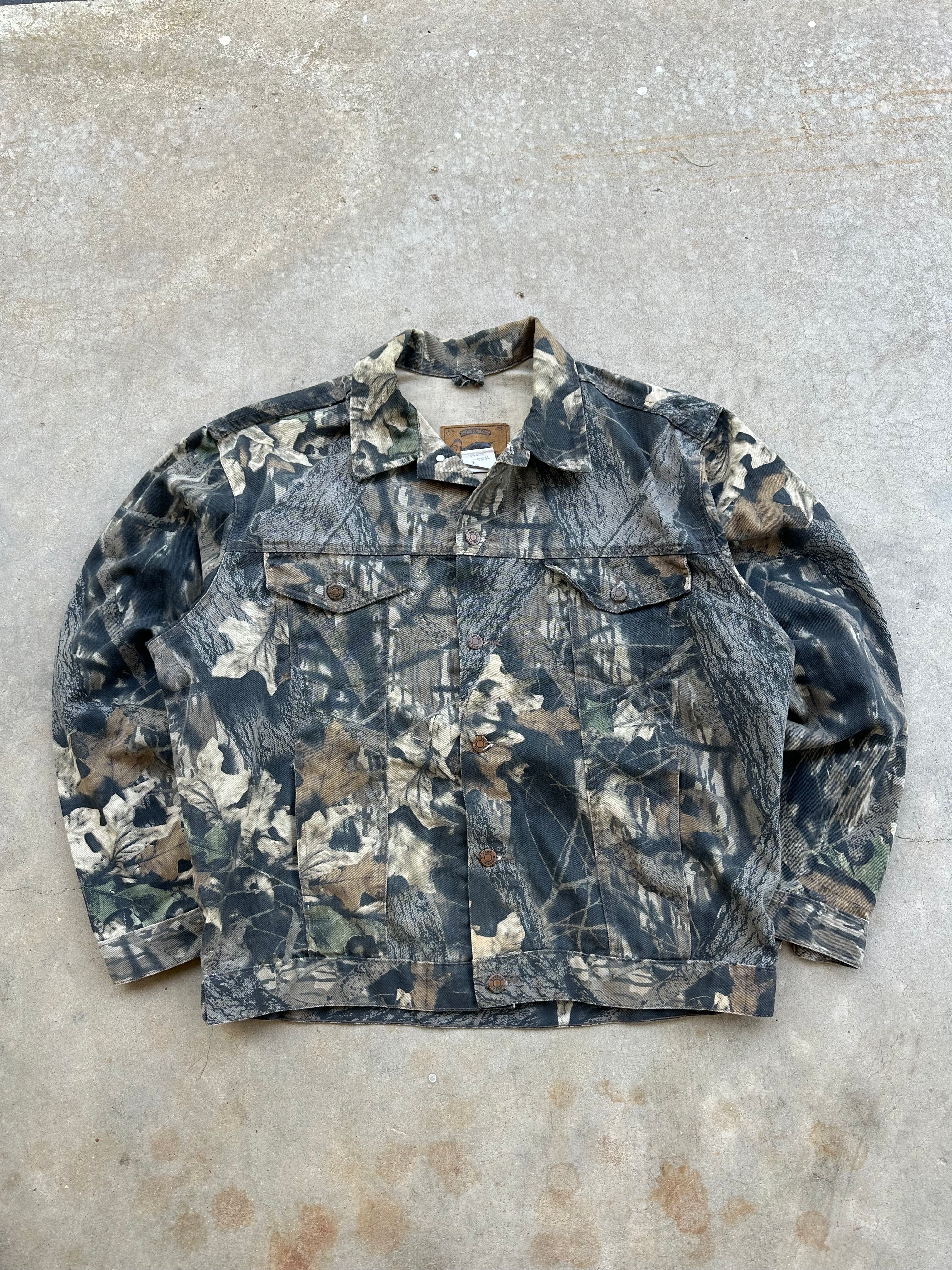 Vintage Duxbak Camo Denim Jacket (L/XL)