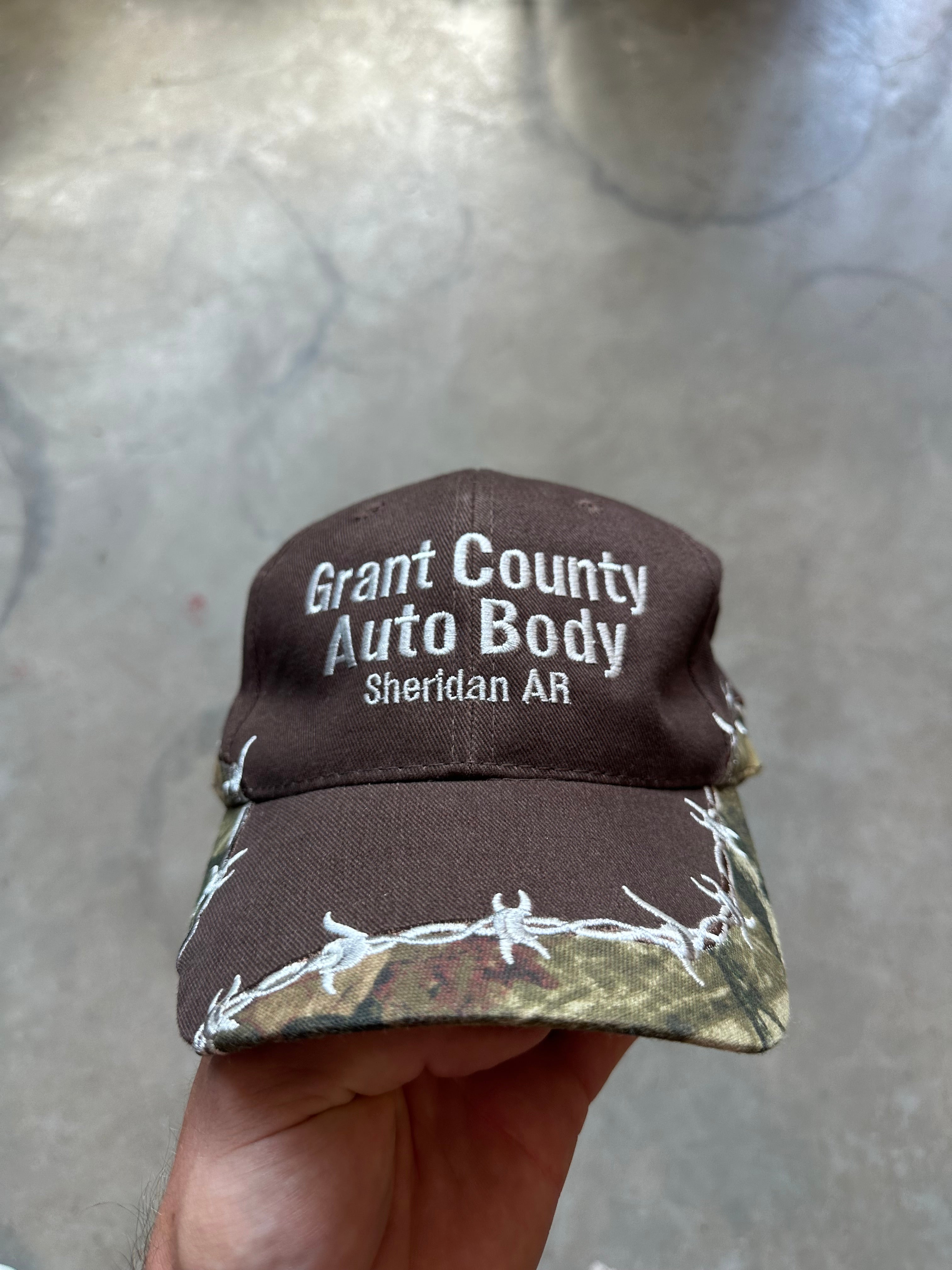 Y2K Grant Coubty Auto body Hat