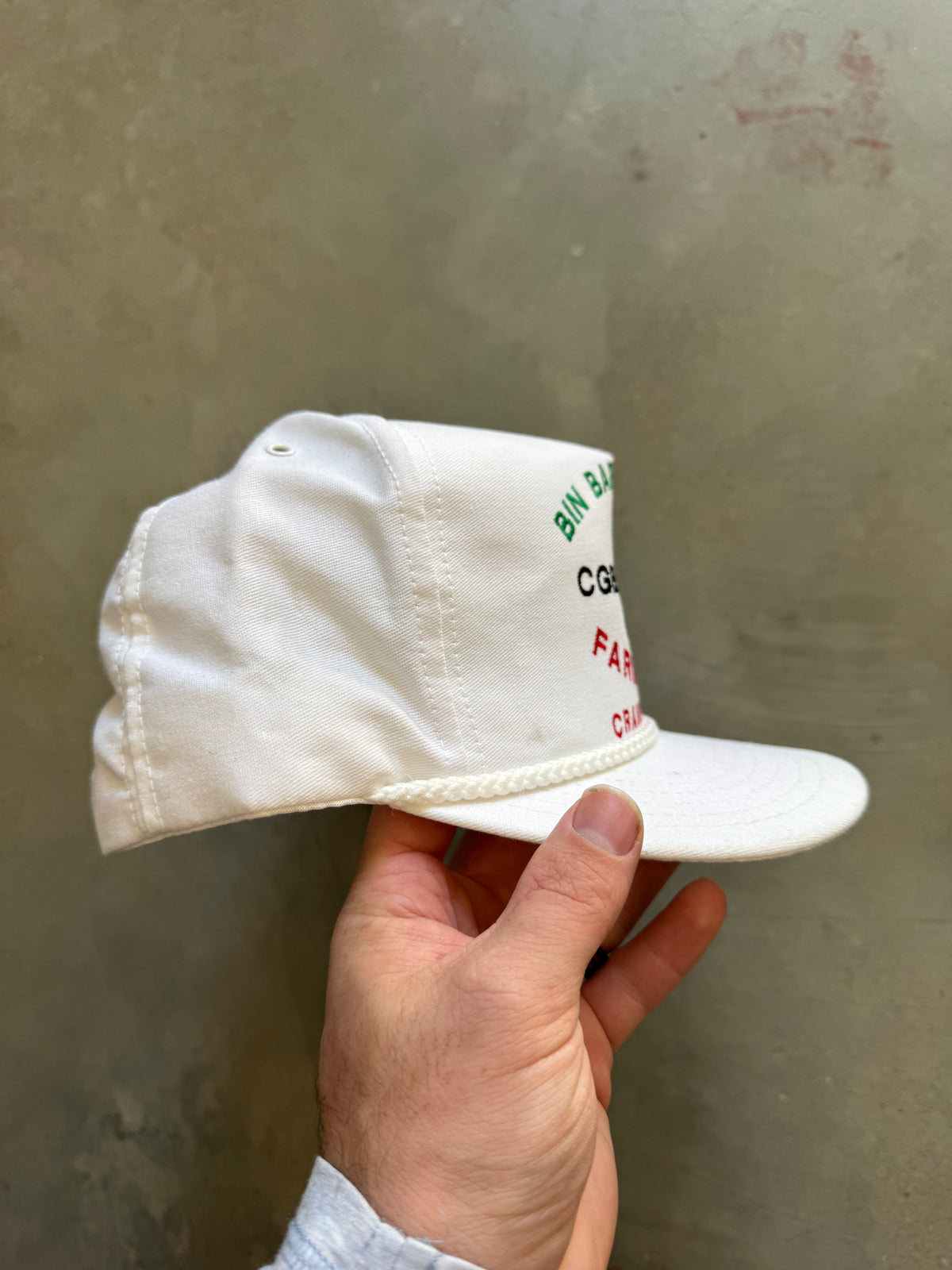 1995 Bin Barge Boat Farmer Tour Hat