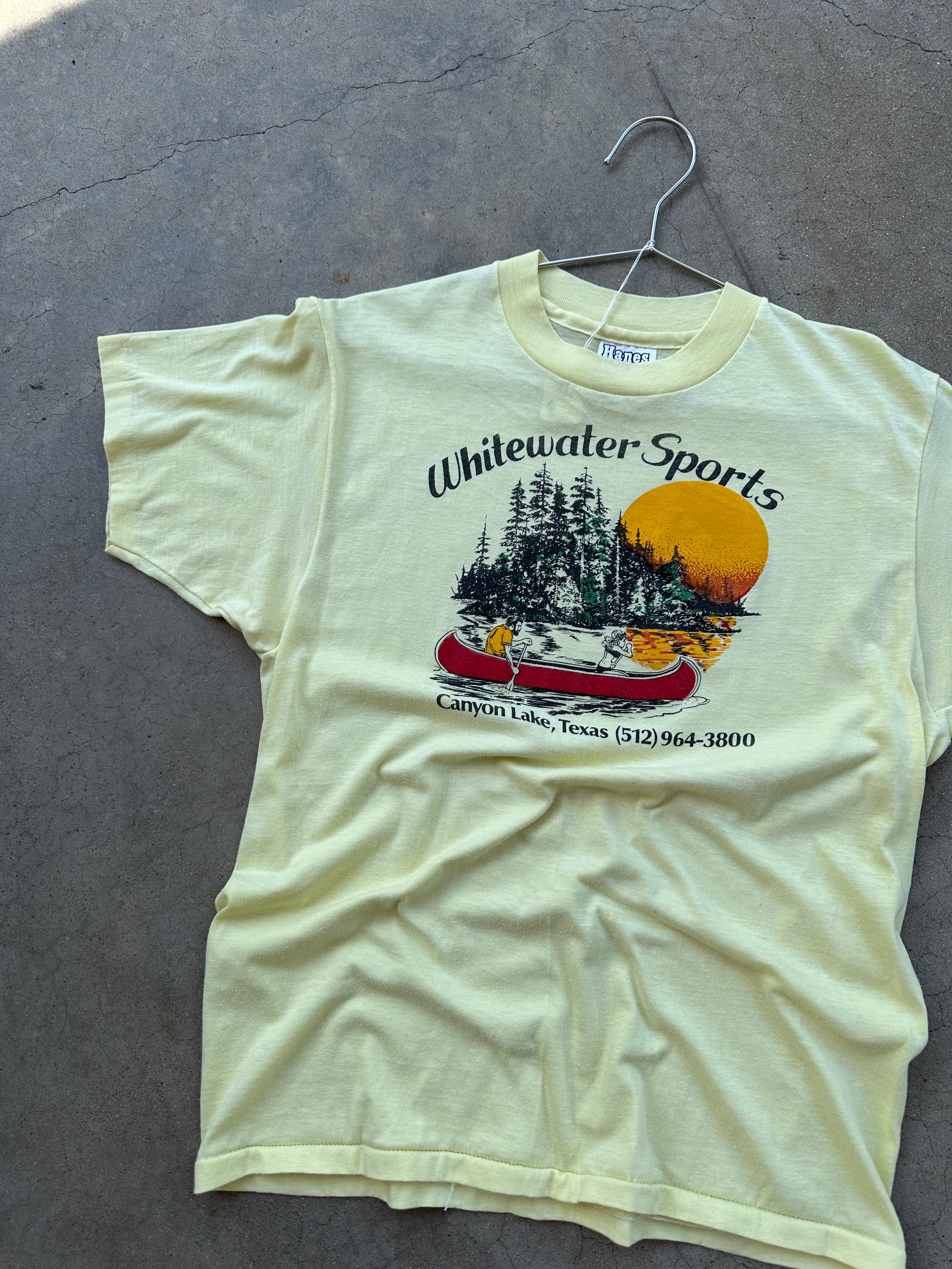 1970s Whitewater Sports Canyon Lake Texas T-Shirt (M)