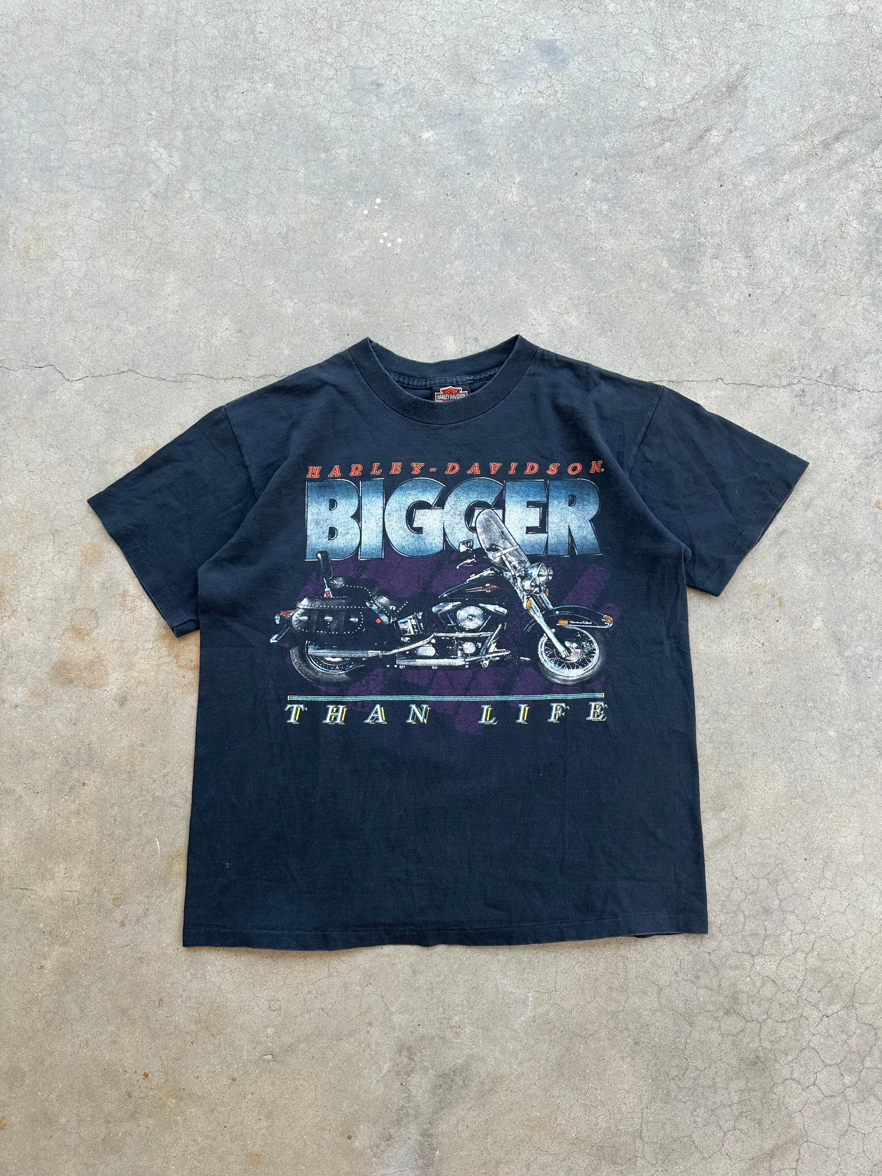 Vintage Harley Davidson “Bigger Than Life” T-Shirt (Medium)