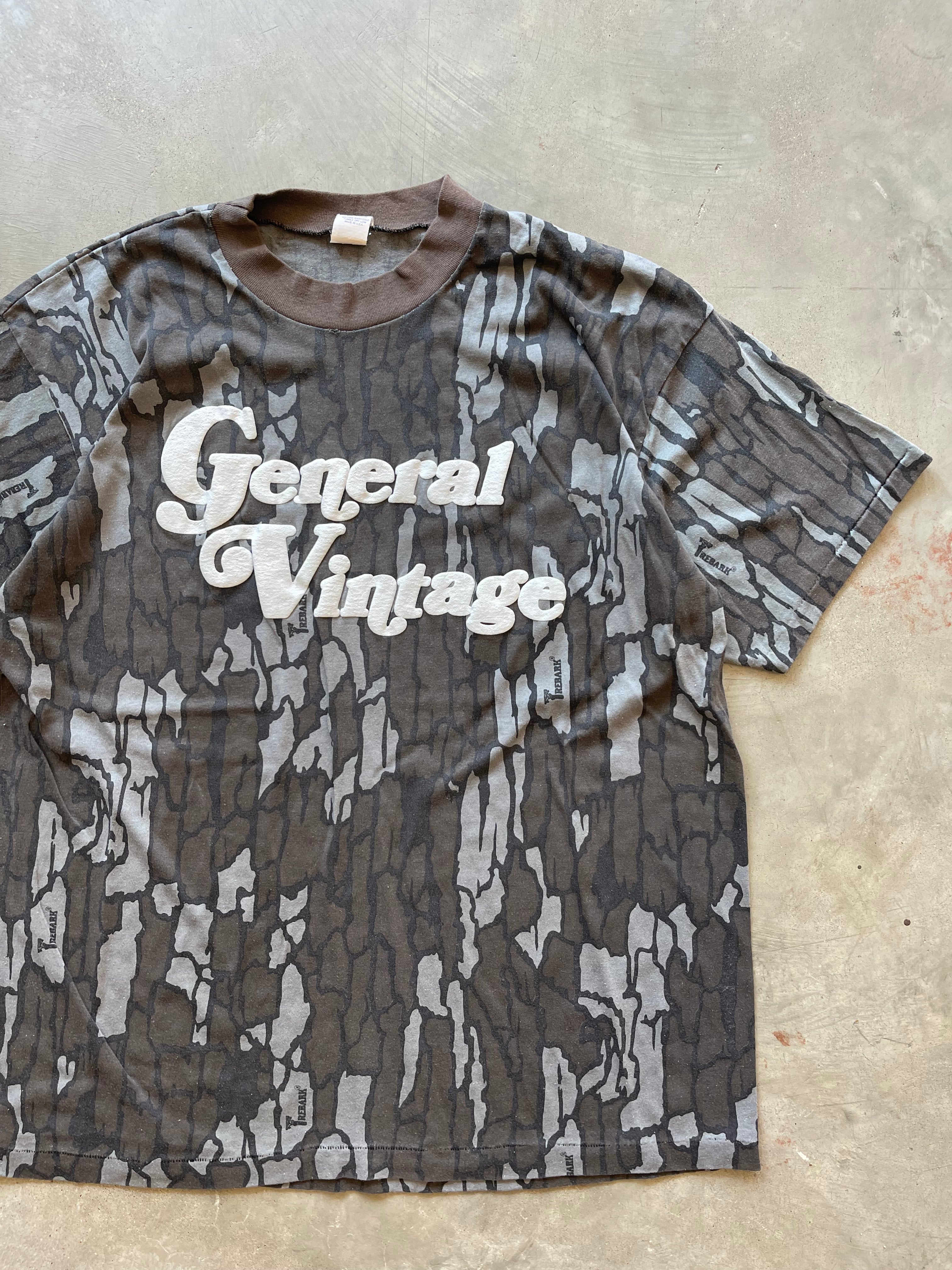 General Vintage Camo Puff Print Shirt (L)