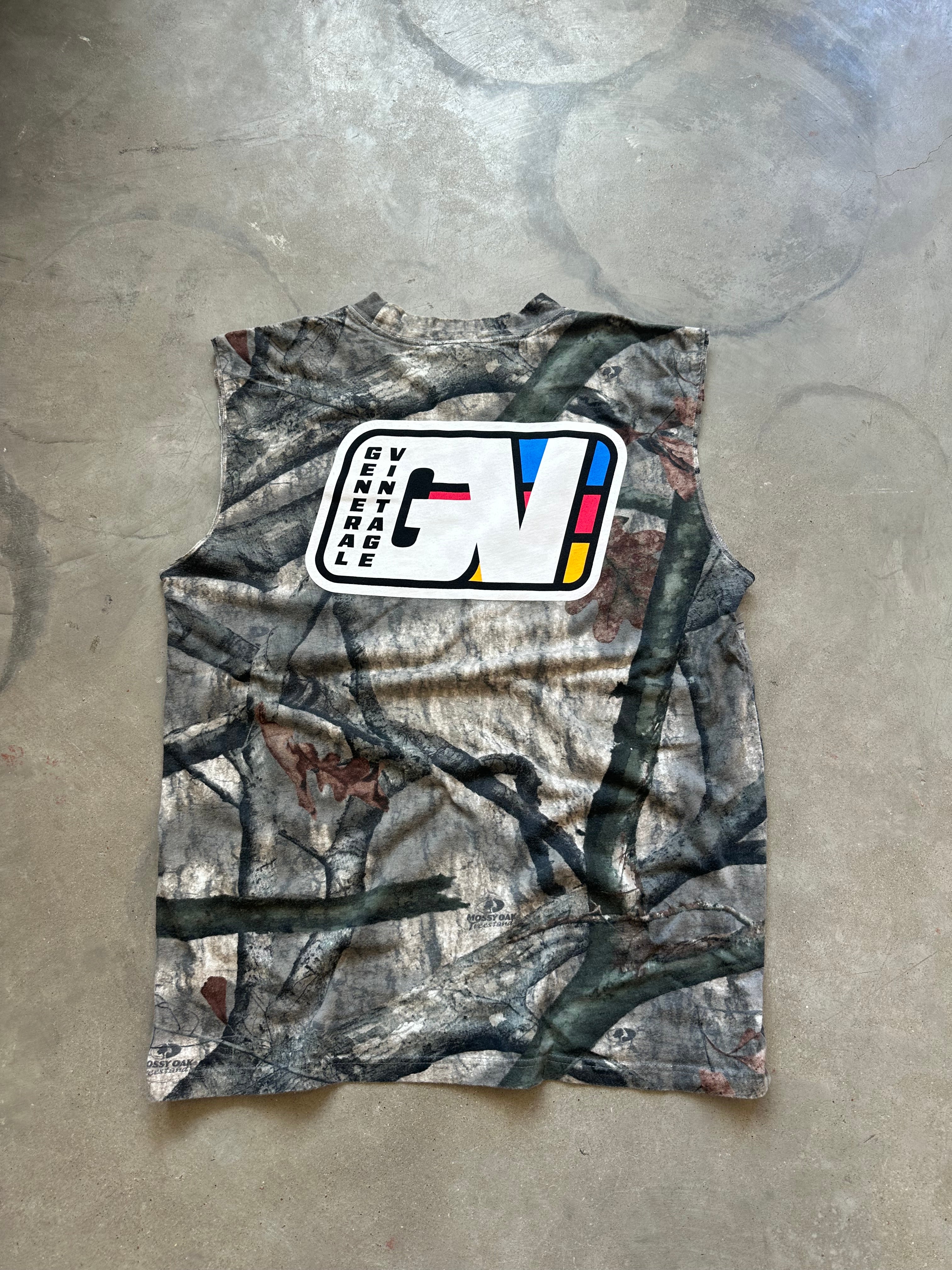 General Vintage Camo Cut Off T-Shirt (M)