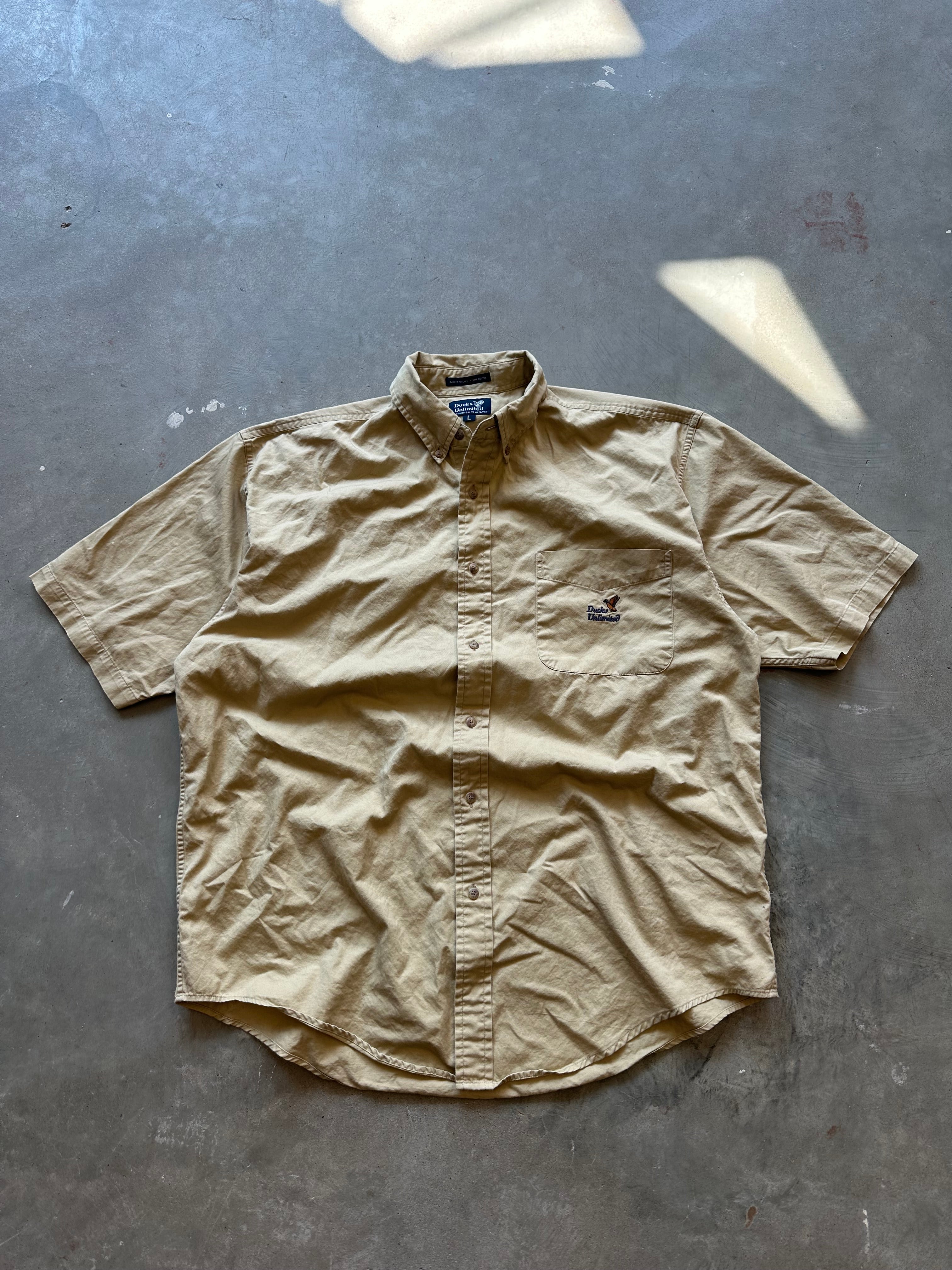 Vintage Ducks Unlimited Button-Up Shirt (L)