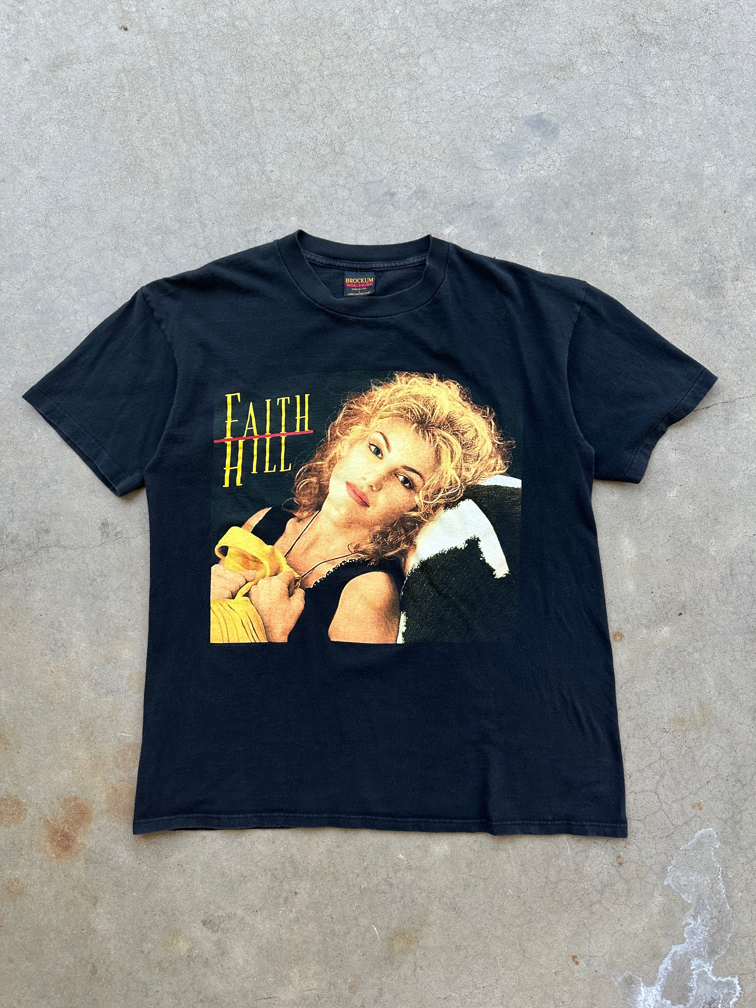 1990s Faith Hill Take Me As I Am Tour T-Shirt (L)