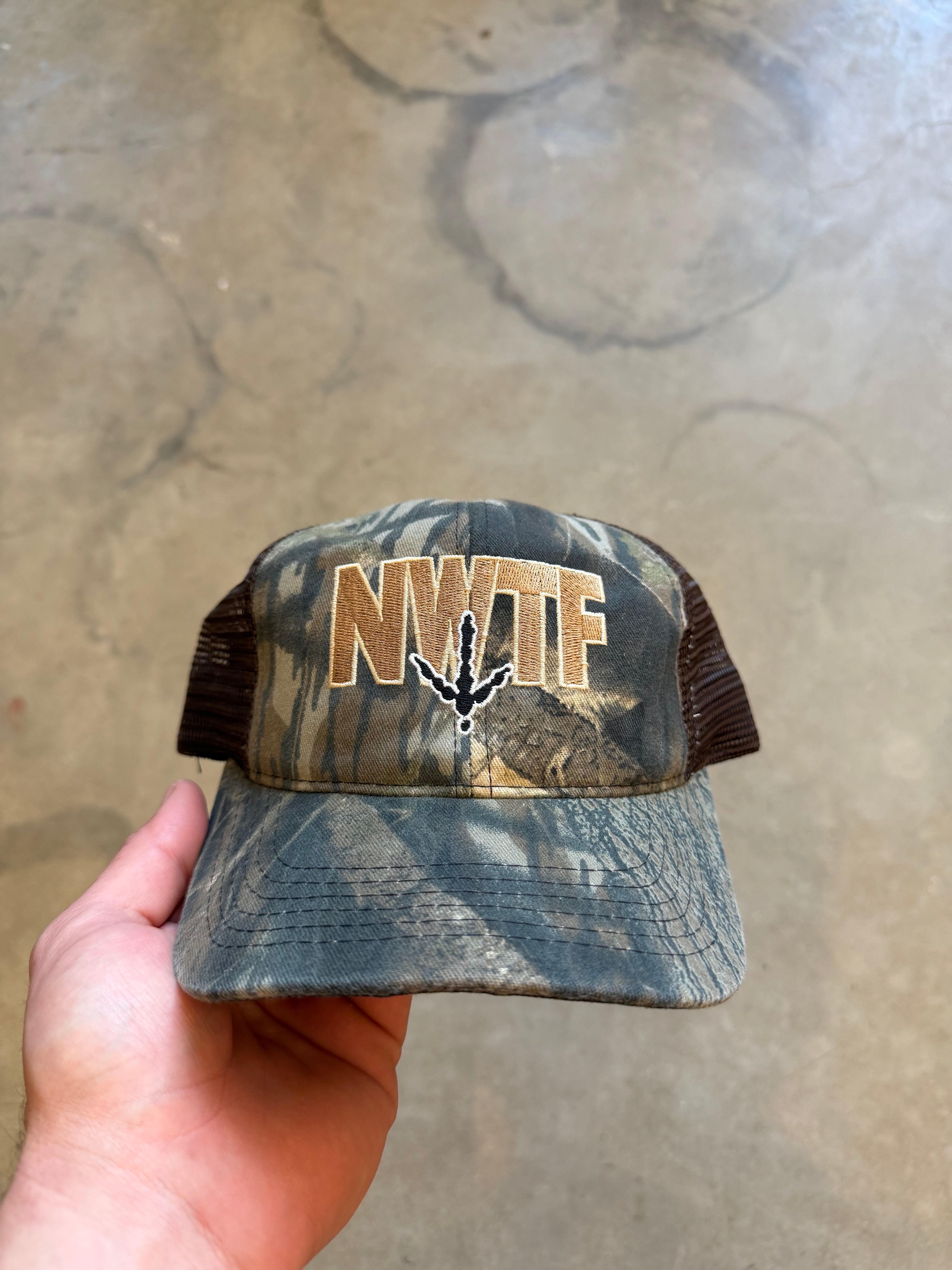 Vintage Mossy Oak Camo NWTF Hat