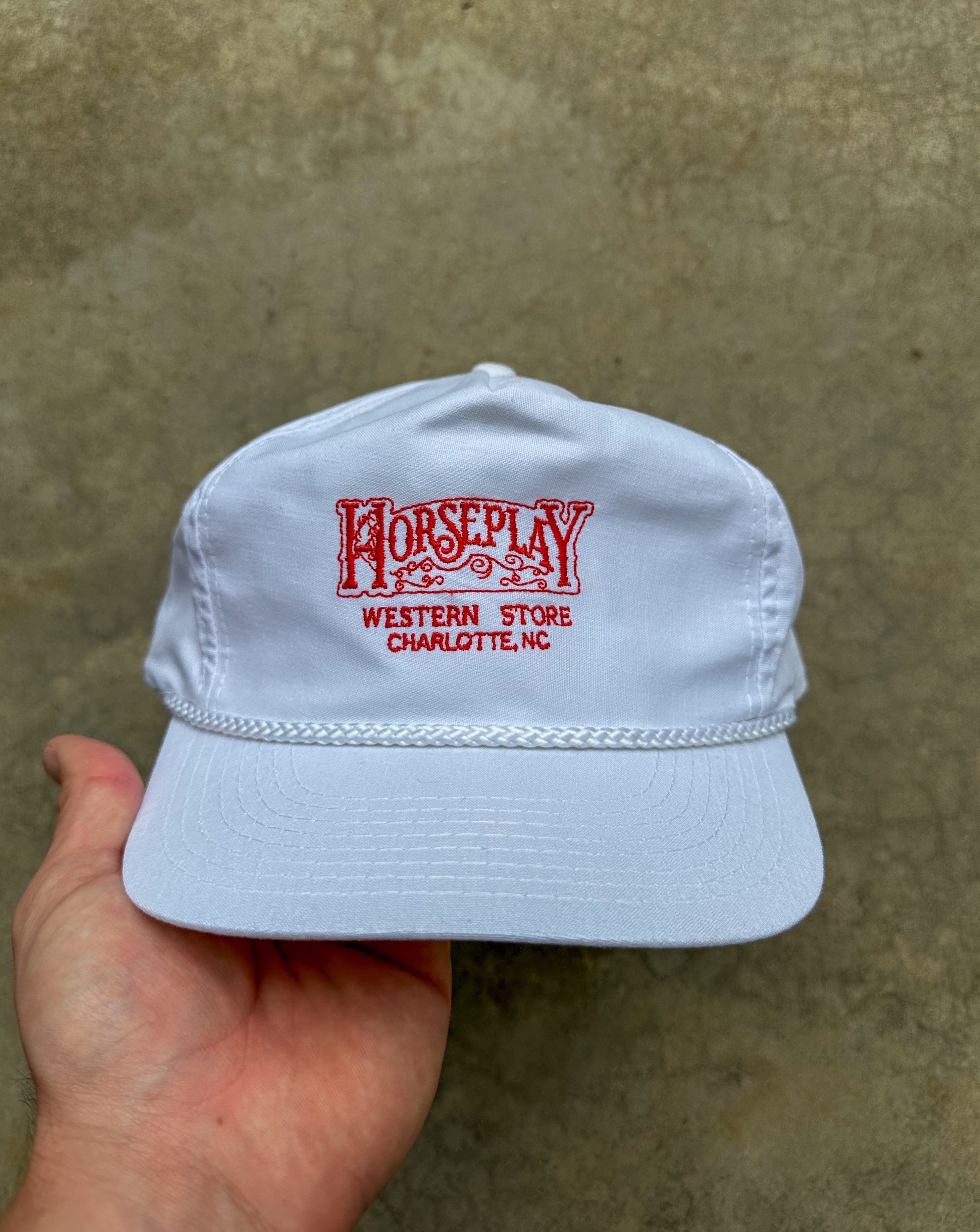 1980s Horseplay Western Store Rope Hat