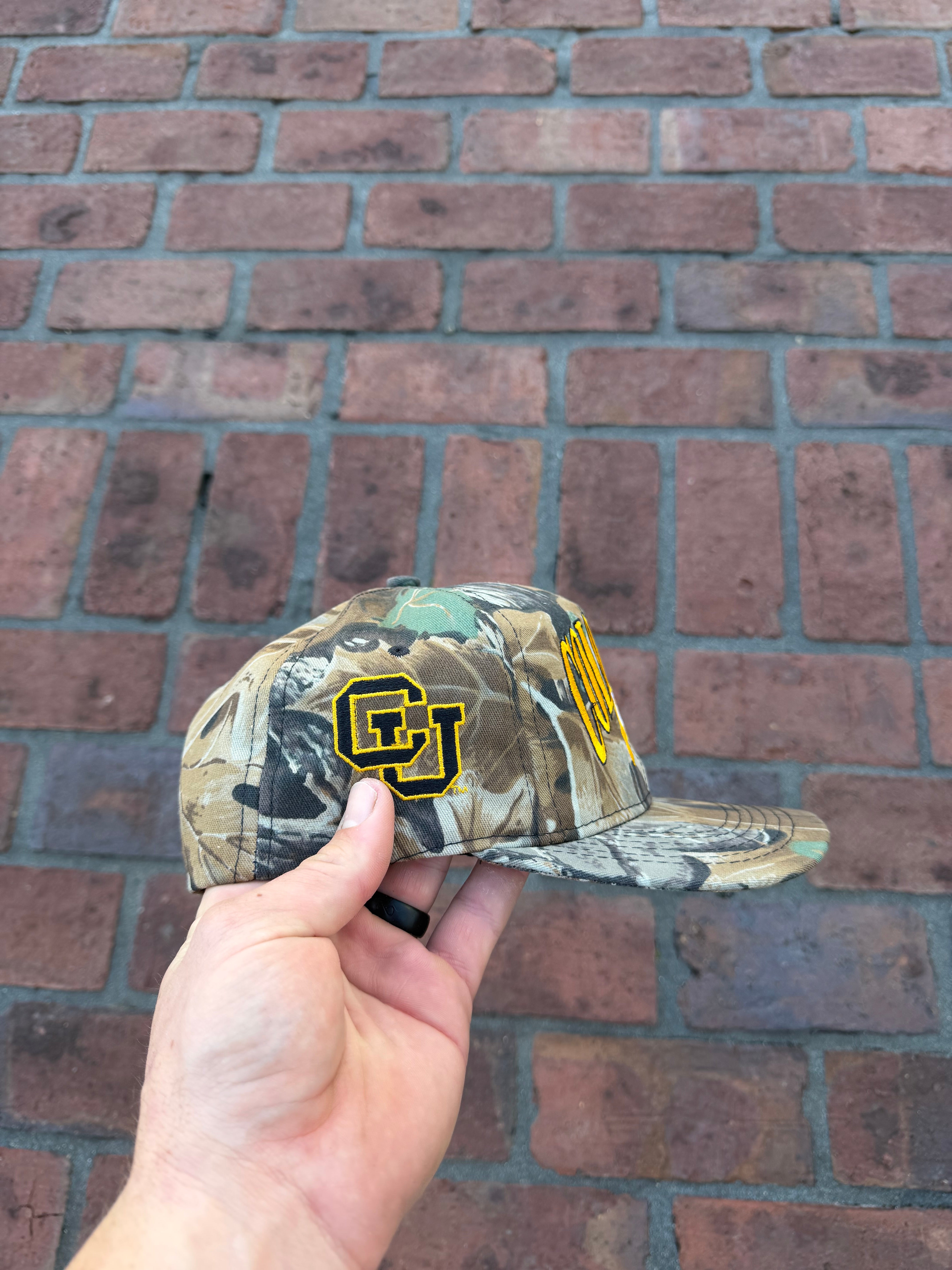 1990s Colorado Buffalos Realtree Camo Hat