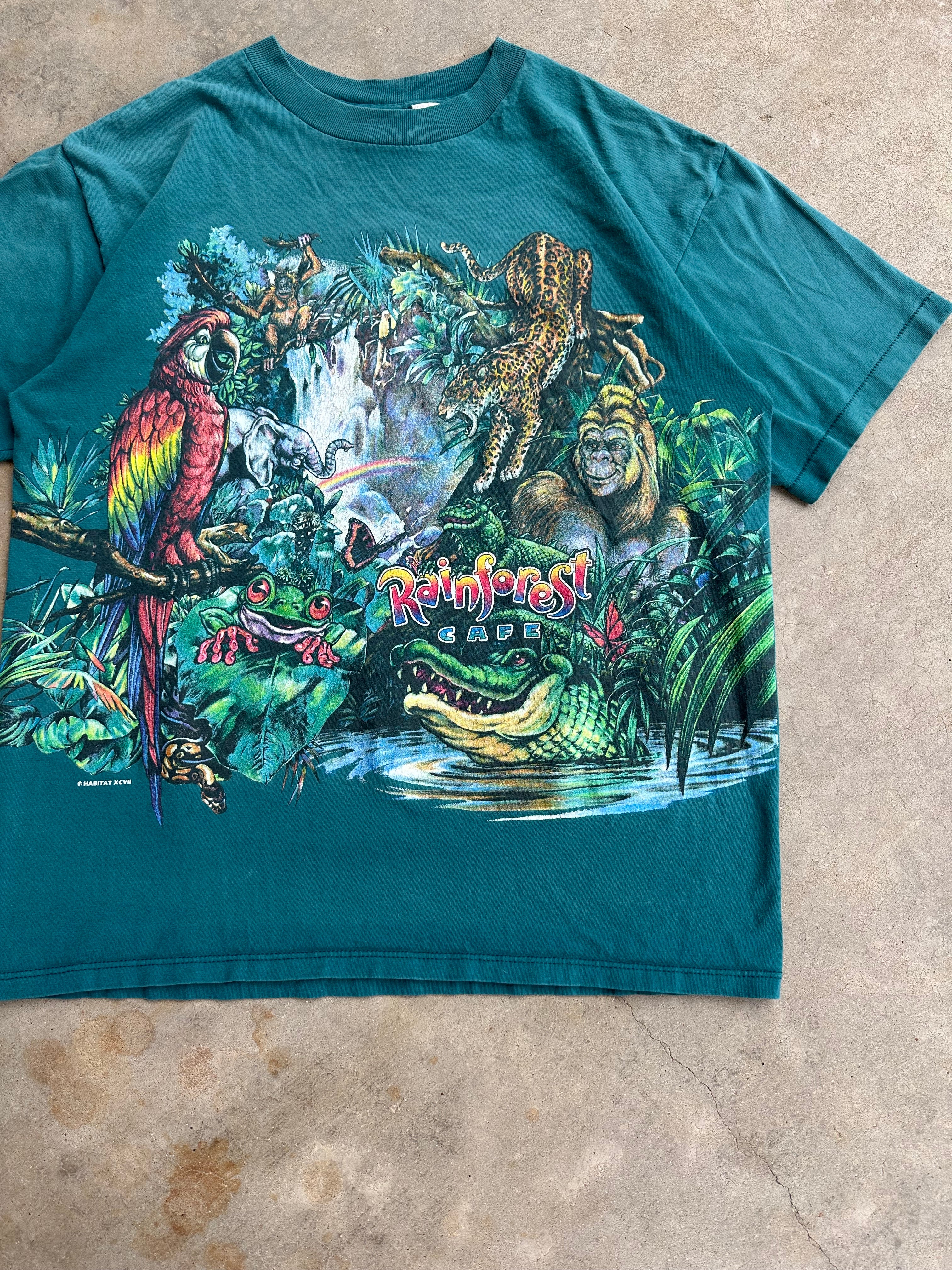 1990s Rainforest Cafe AOP T-Shirt (L)