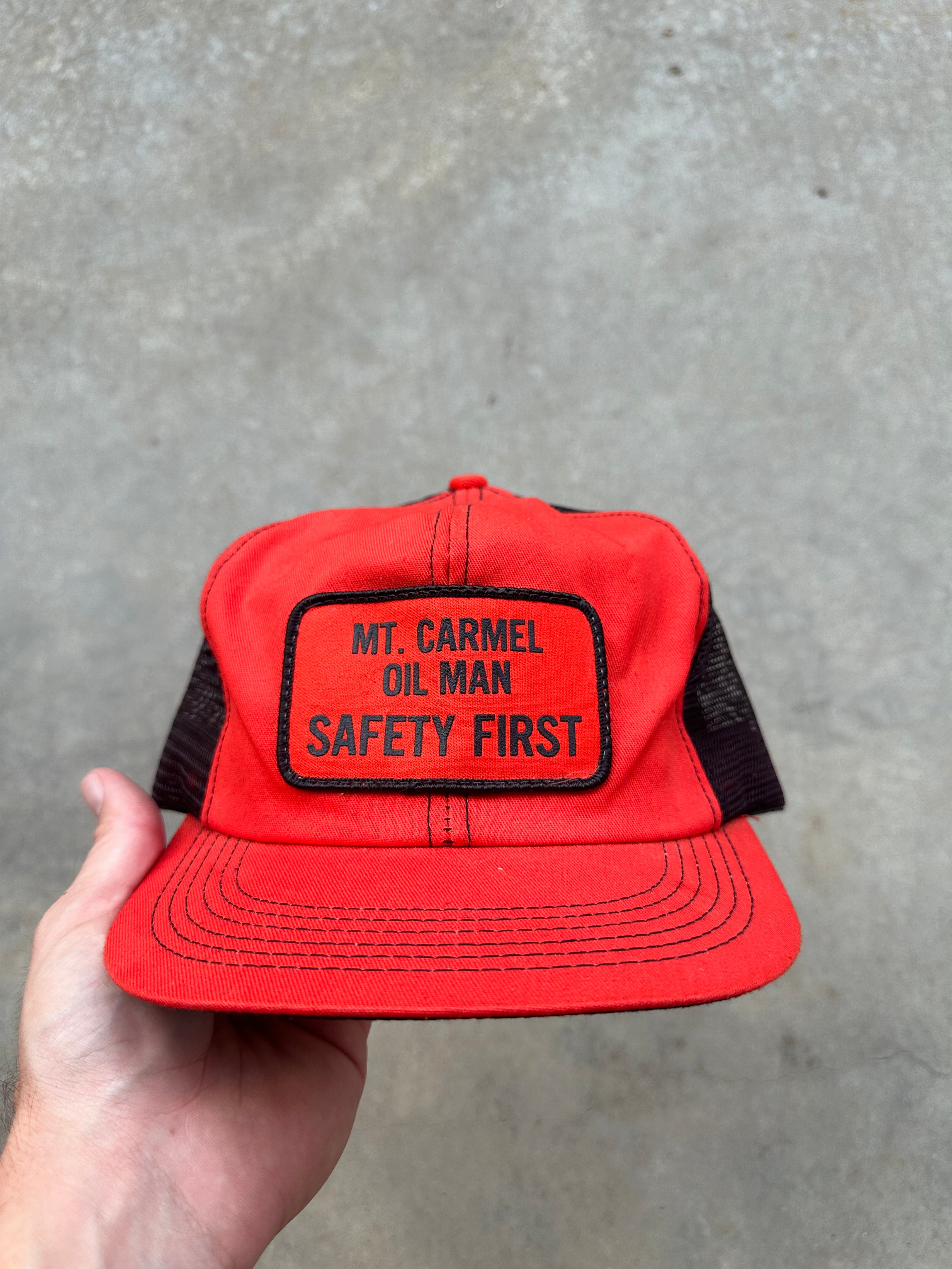 1980’s Mt Carmel Safety First Trucker Hat