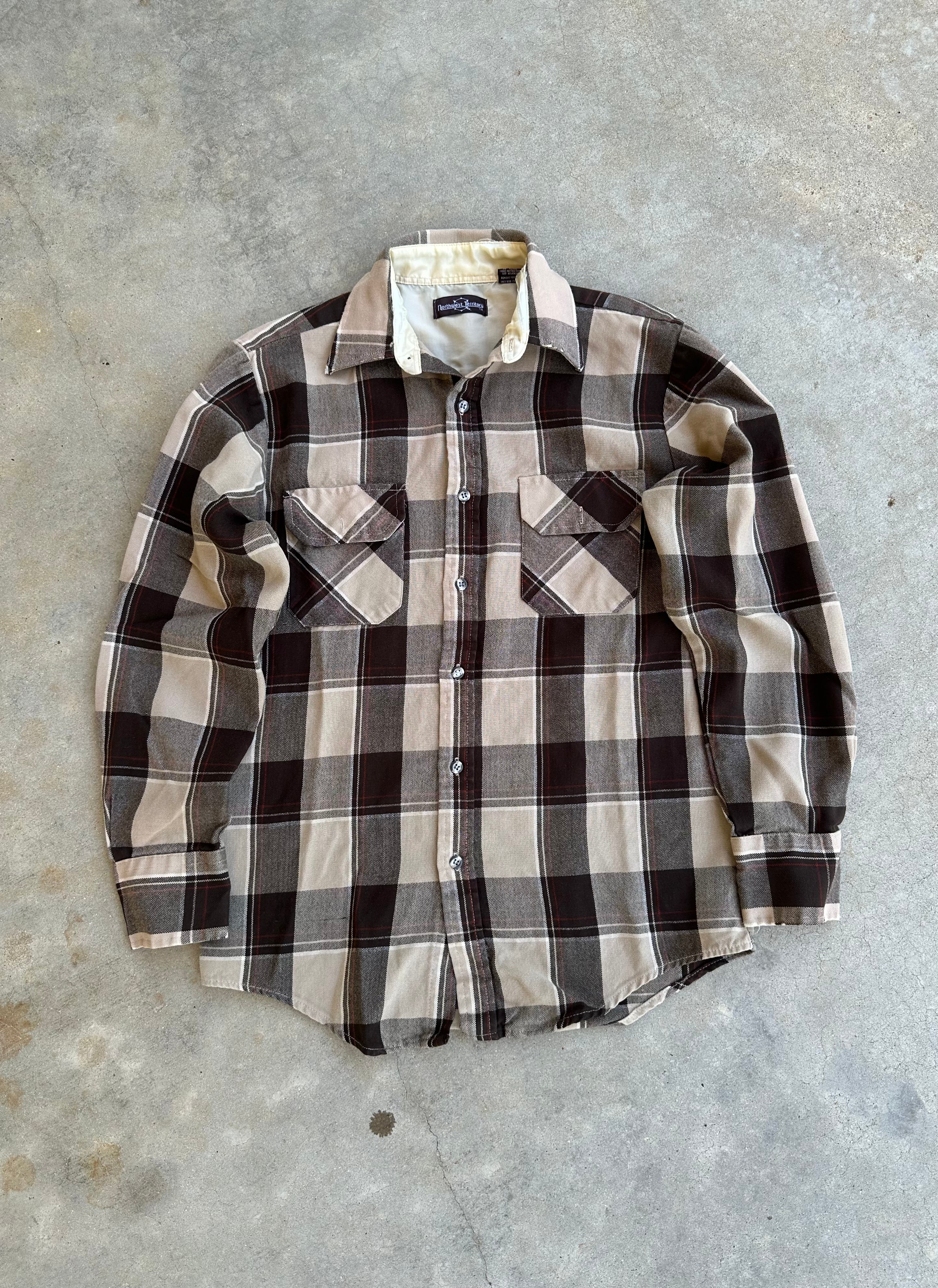 1980s Northwest Territory Distressed Flannel (S)