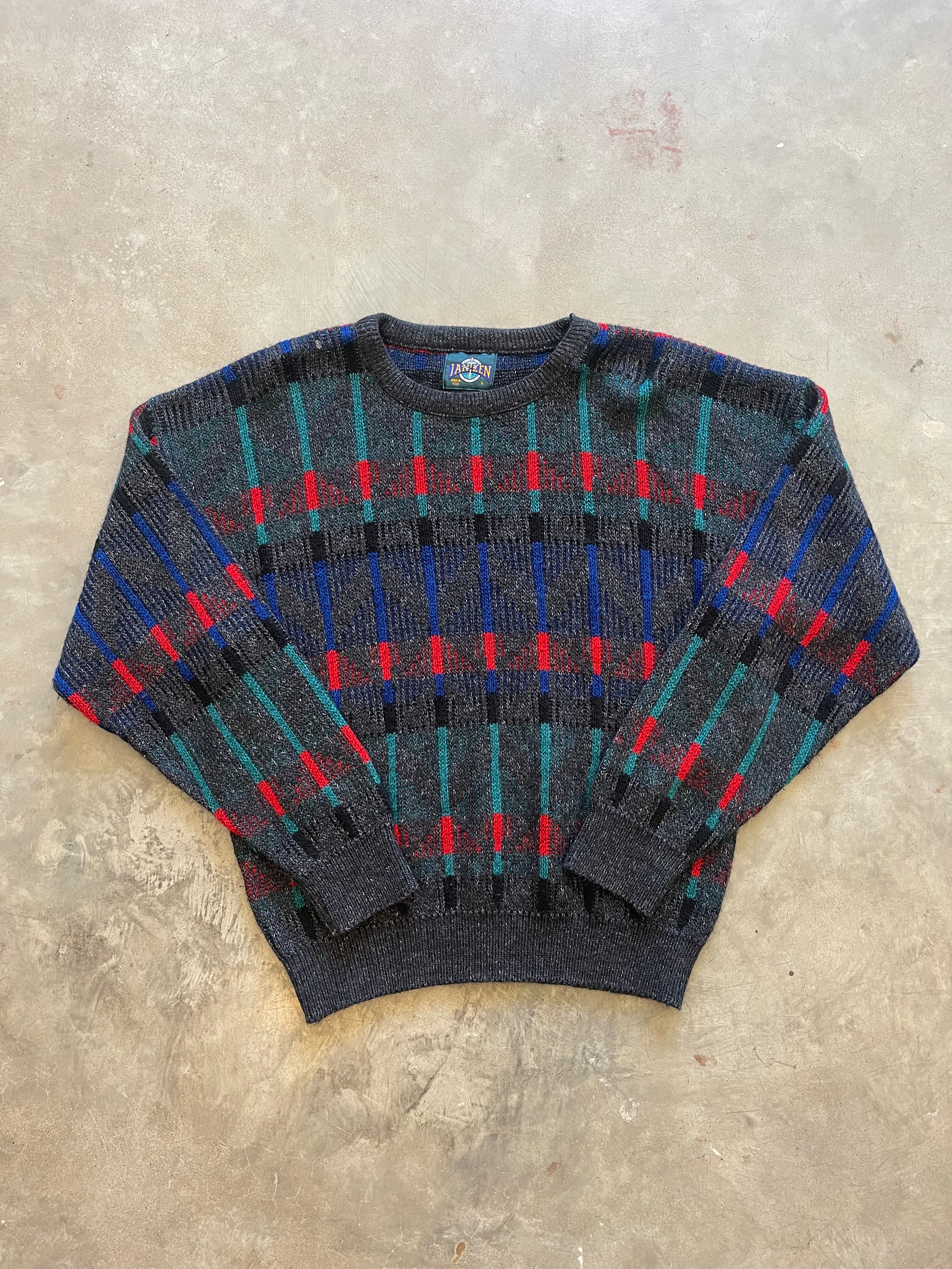 Vintage Jantzen Knit Grandma Sweater (L)