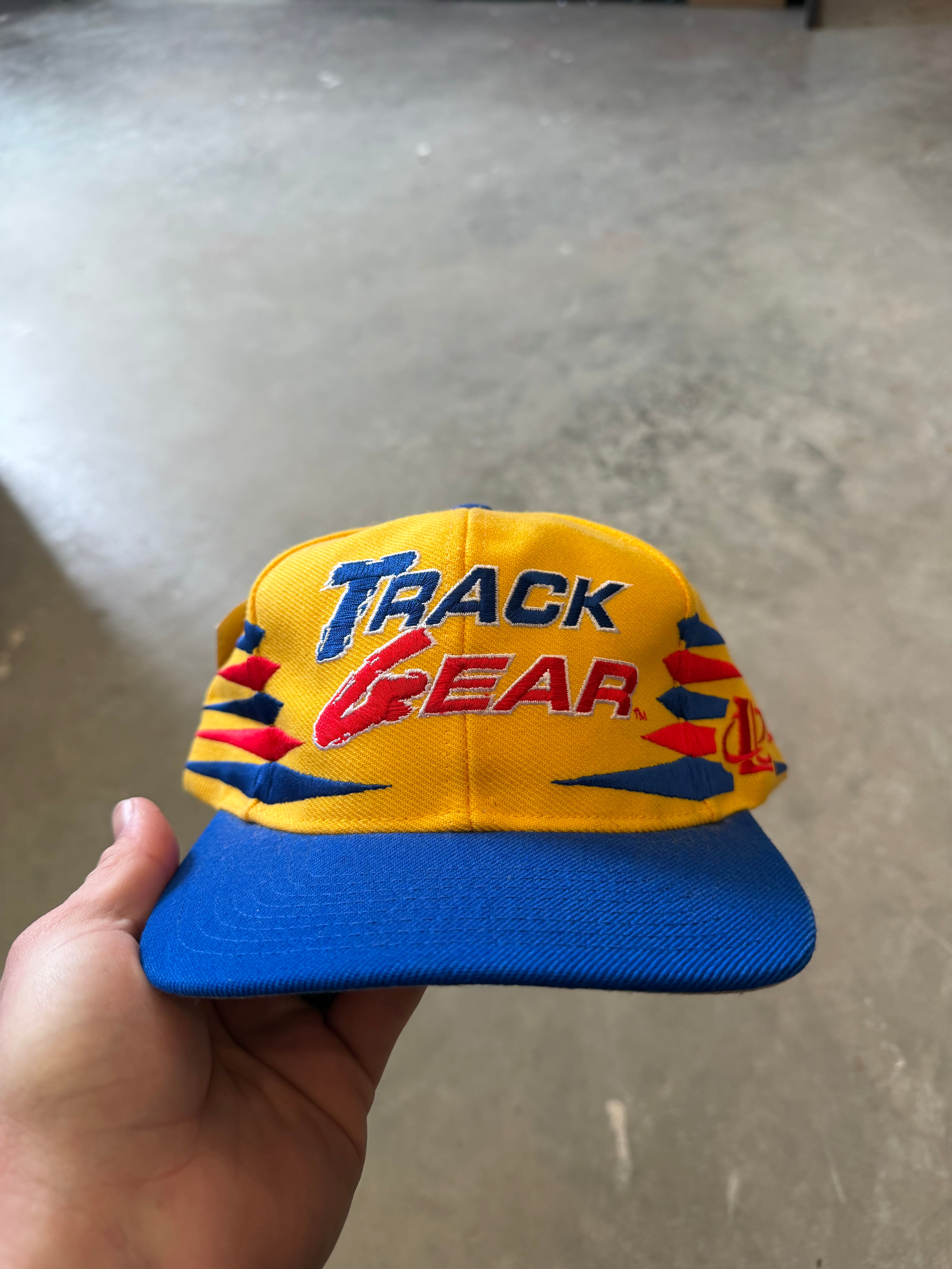 1990s Track Gear Logo Athletic SnapBack Hat
