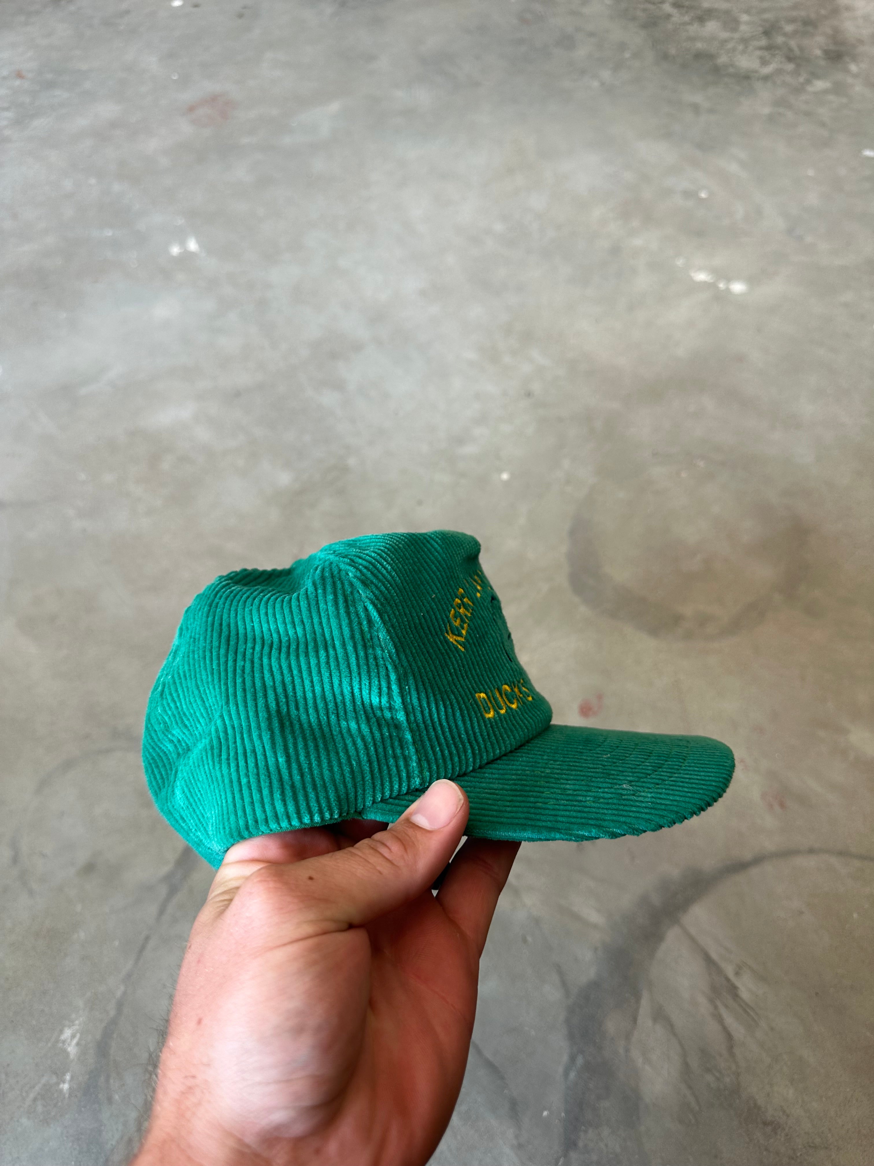 1990s Ducks Unlimited Kerr Lake Corduroy Snapback