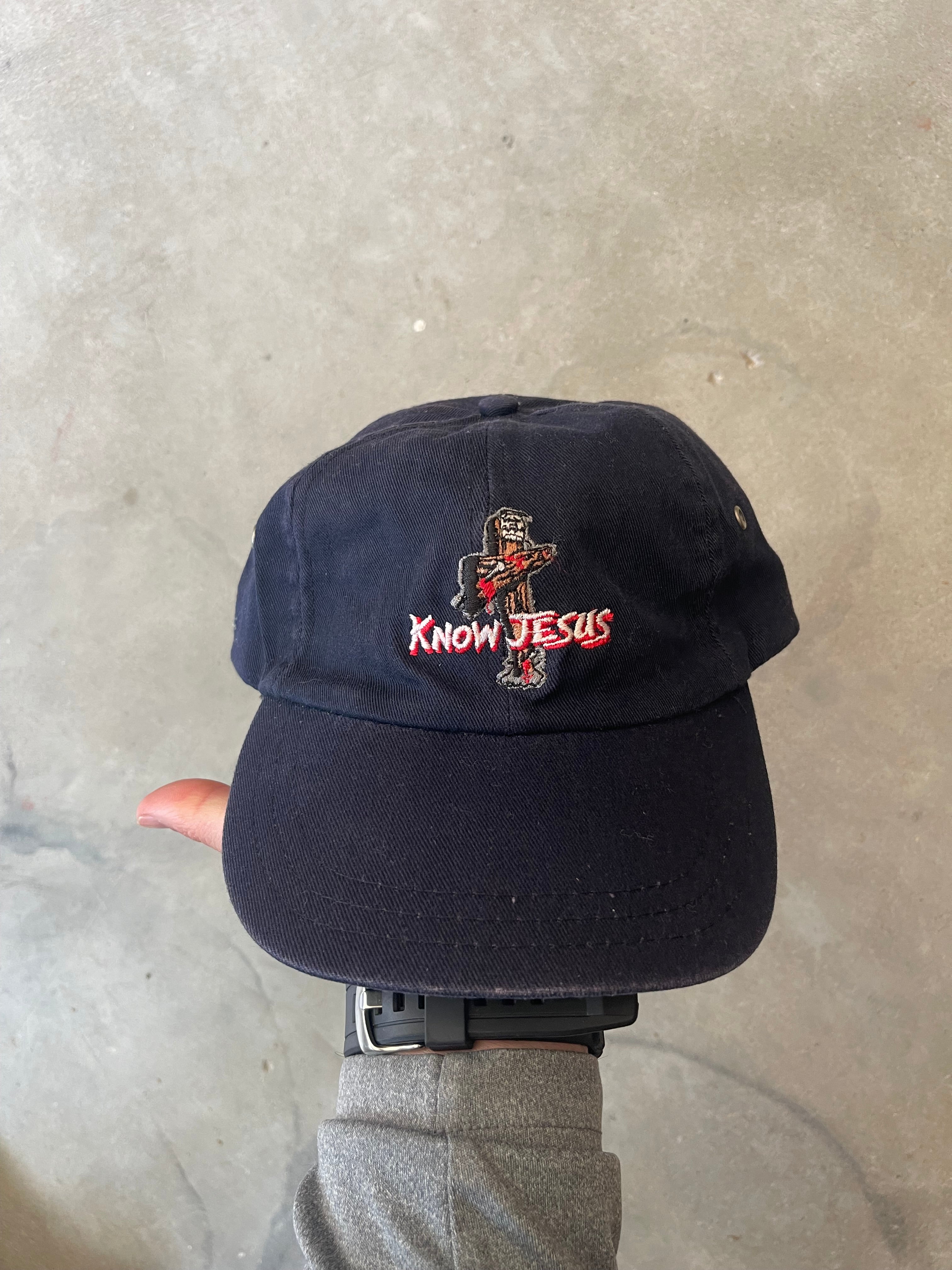 Vintage “Know Jesus” Strapback Hat
