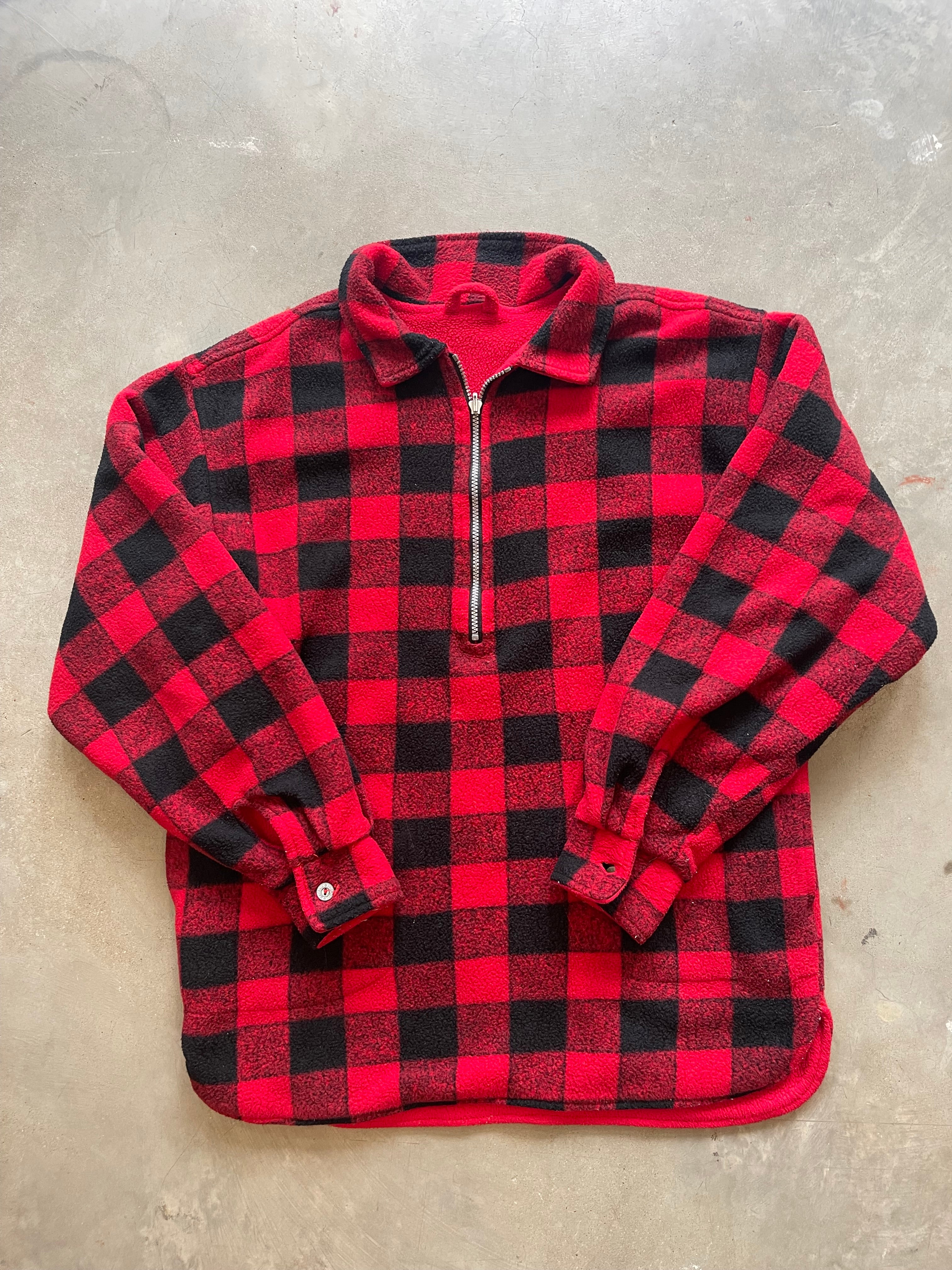 Vintage Marlboro Quarter-Zip Fleece Pullover (L)