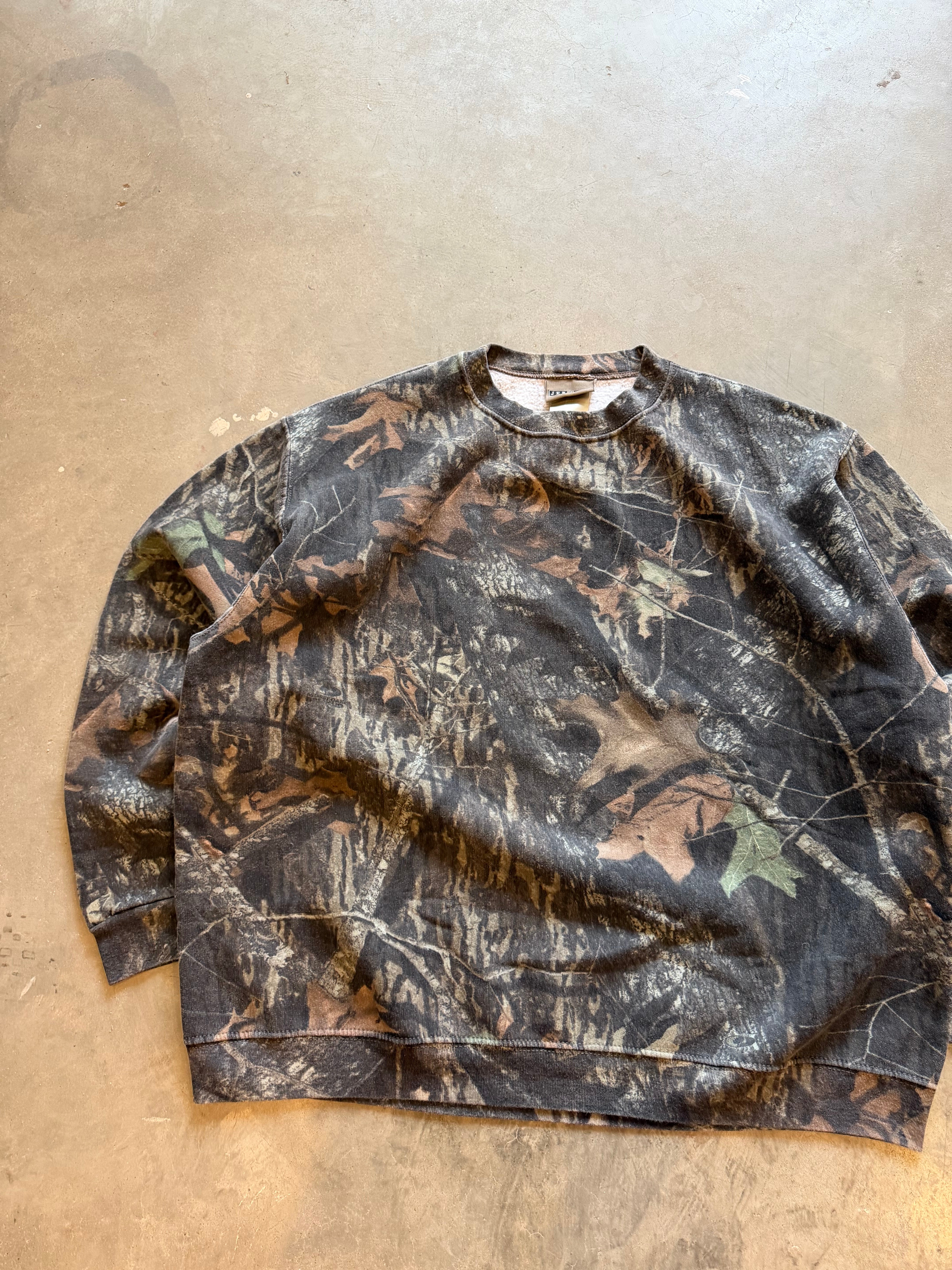 Vintage Mossy Oak Camo Crewneck (3XL)