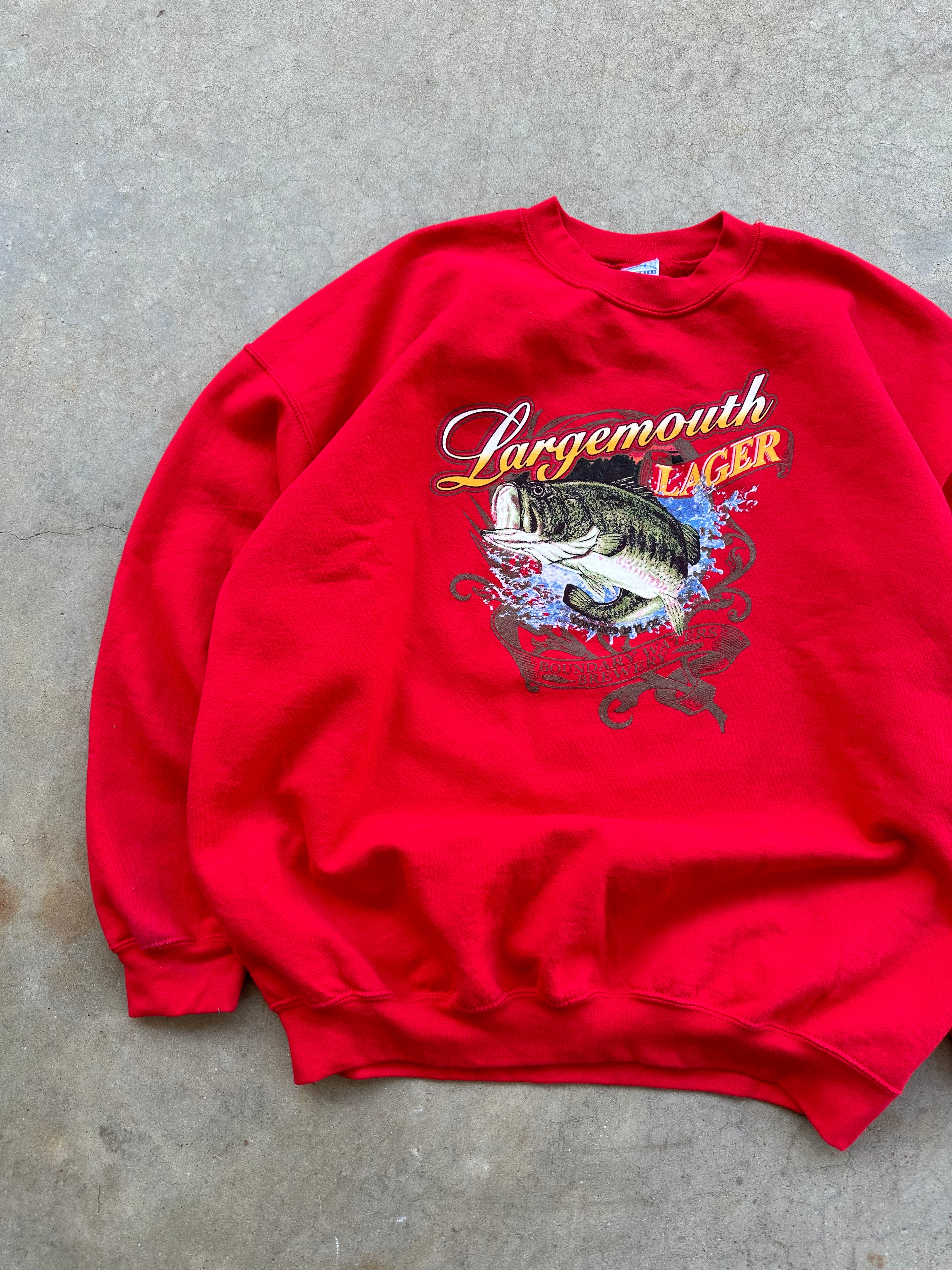 Vintage Largemouth Lager Crewneck (XXL)