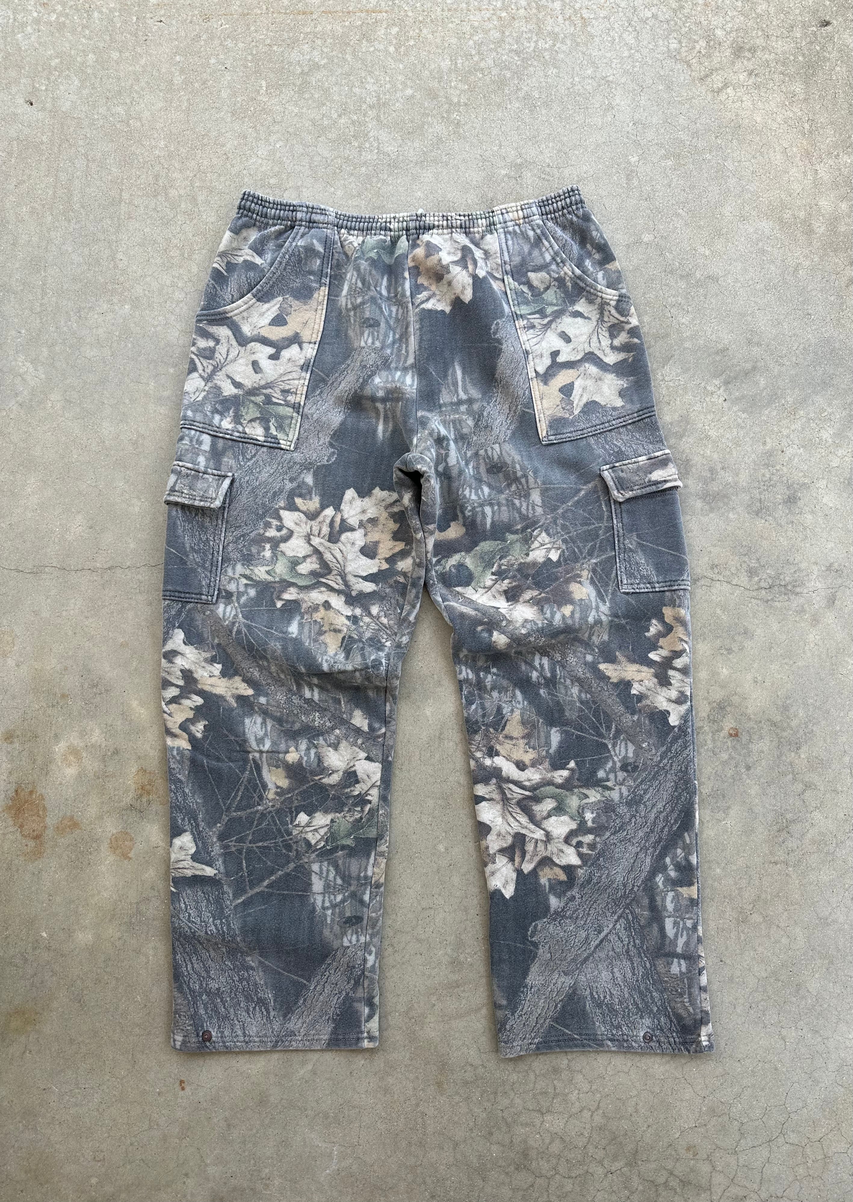 Vintage MossyOak Breakup Camo Sweat Pants (36x30)