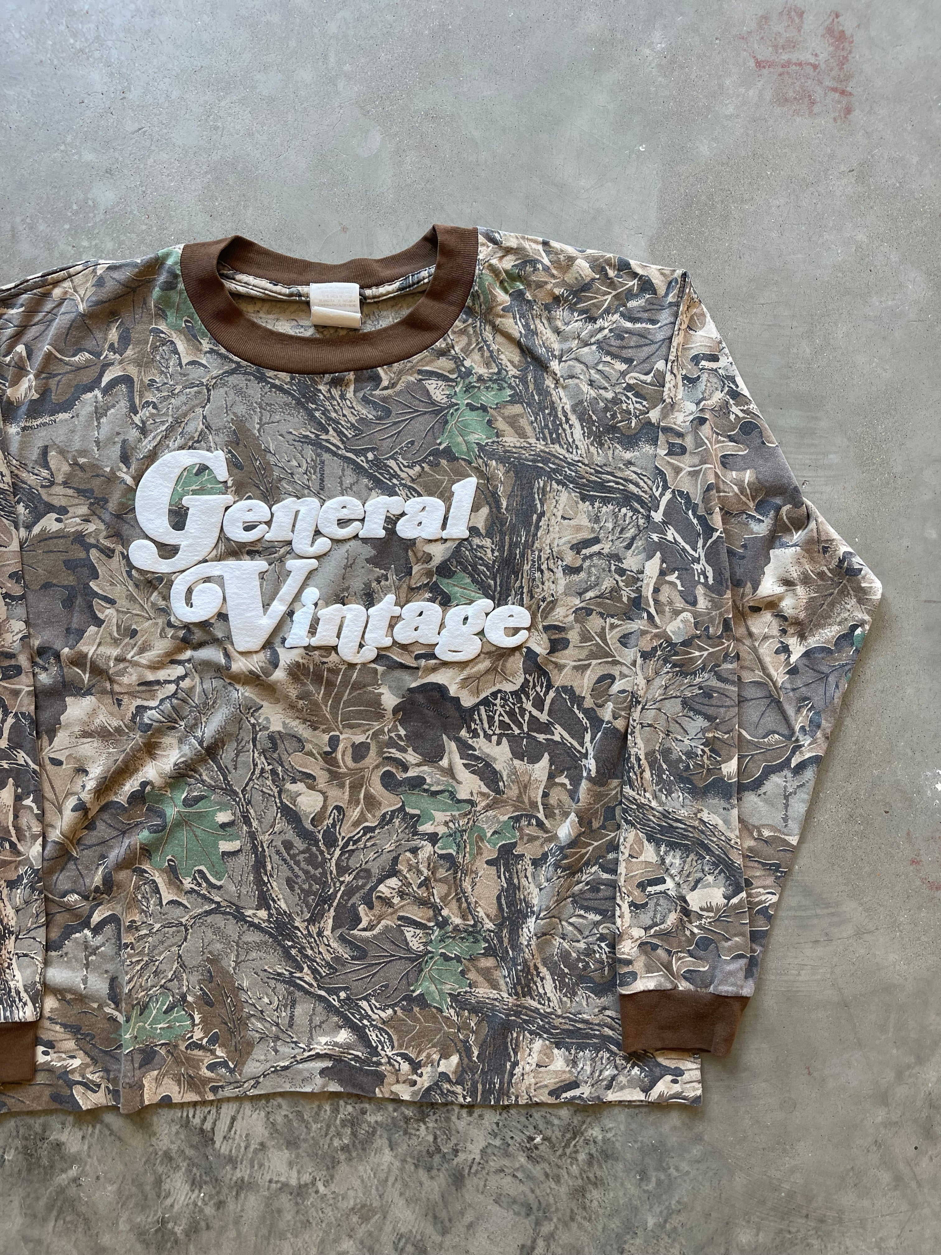 General Vintage Camo Puff Print Shirt (XL)