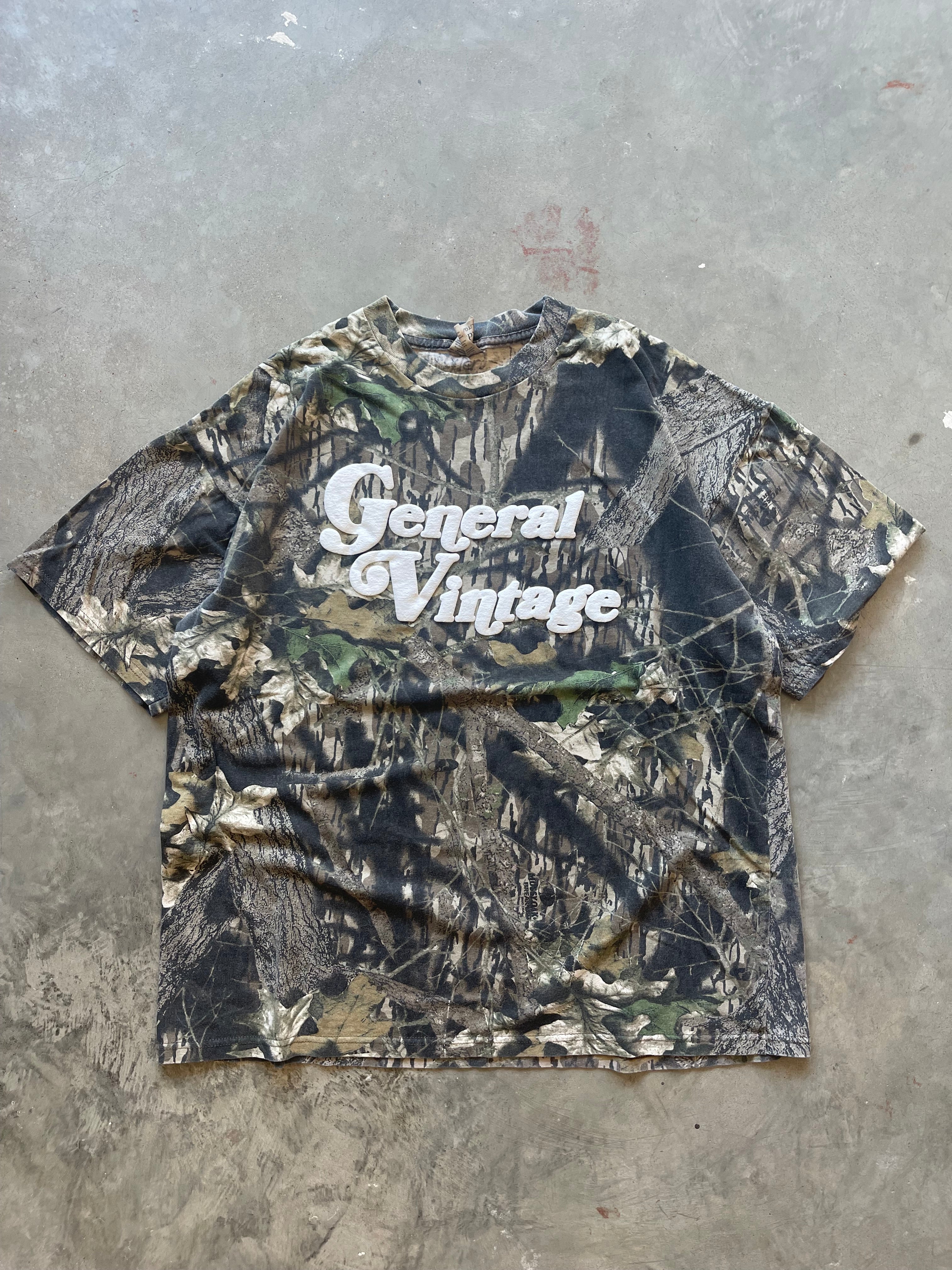 General Vintage Camo Puff Print Shirt (XL)