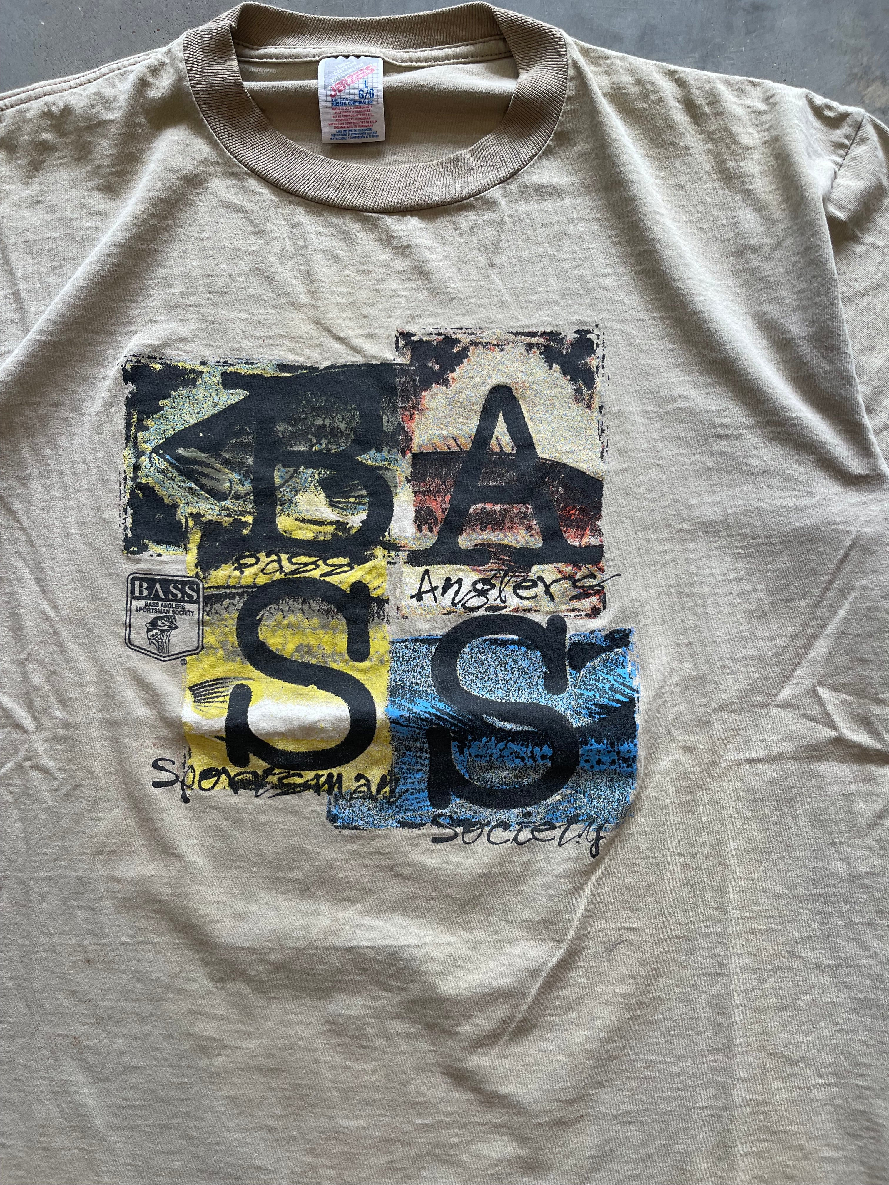 Vintage Bass Anglers Sportsman Society T-Shirt (L)