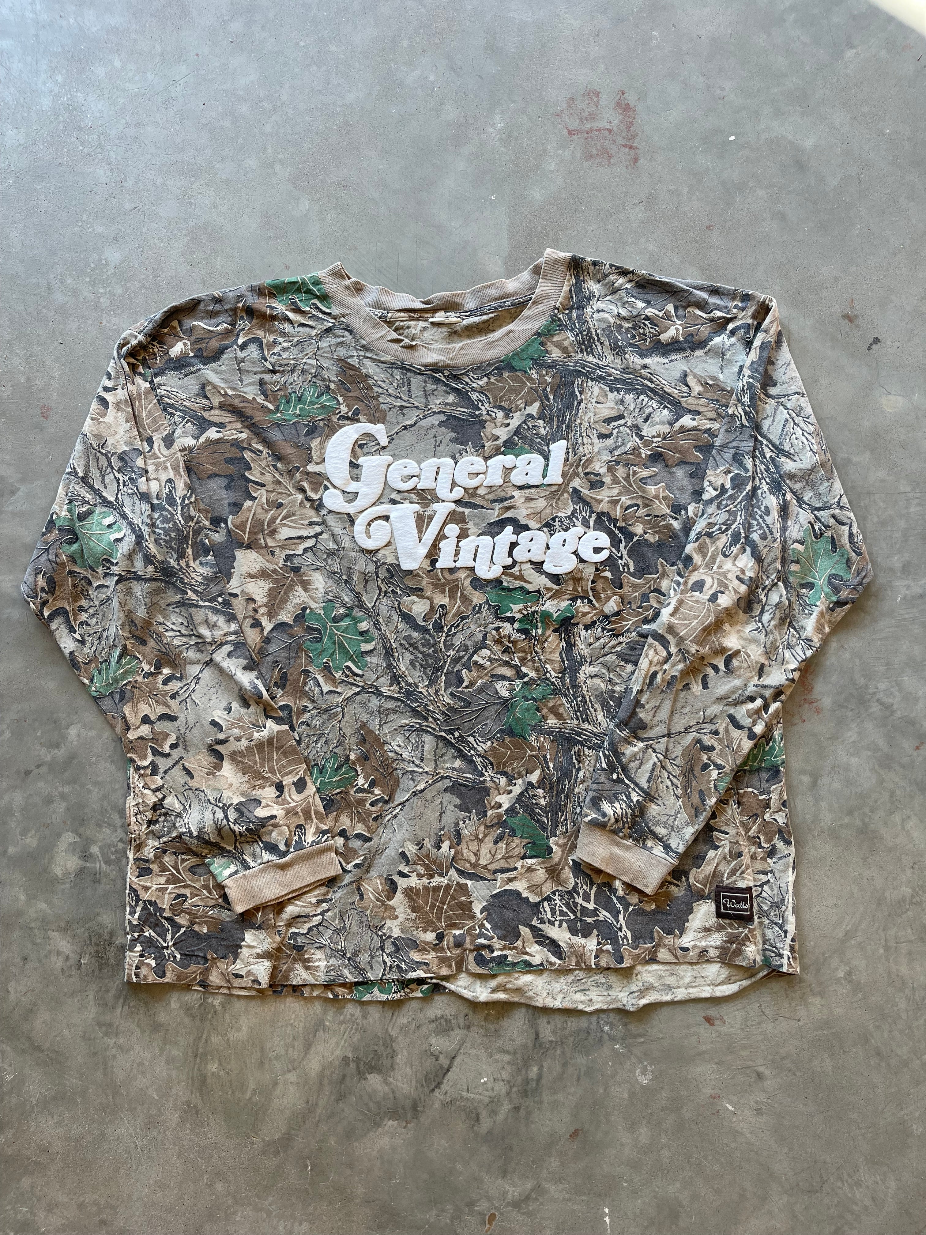 General Vintage Camo Puff Print Shirt (3XL)