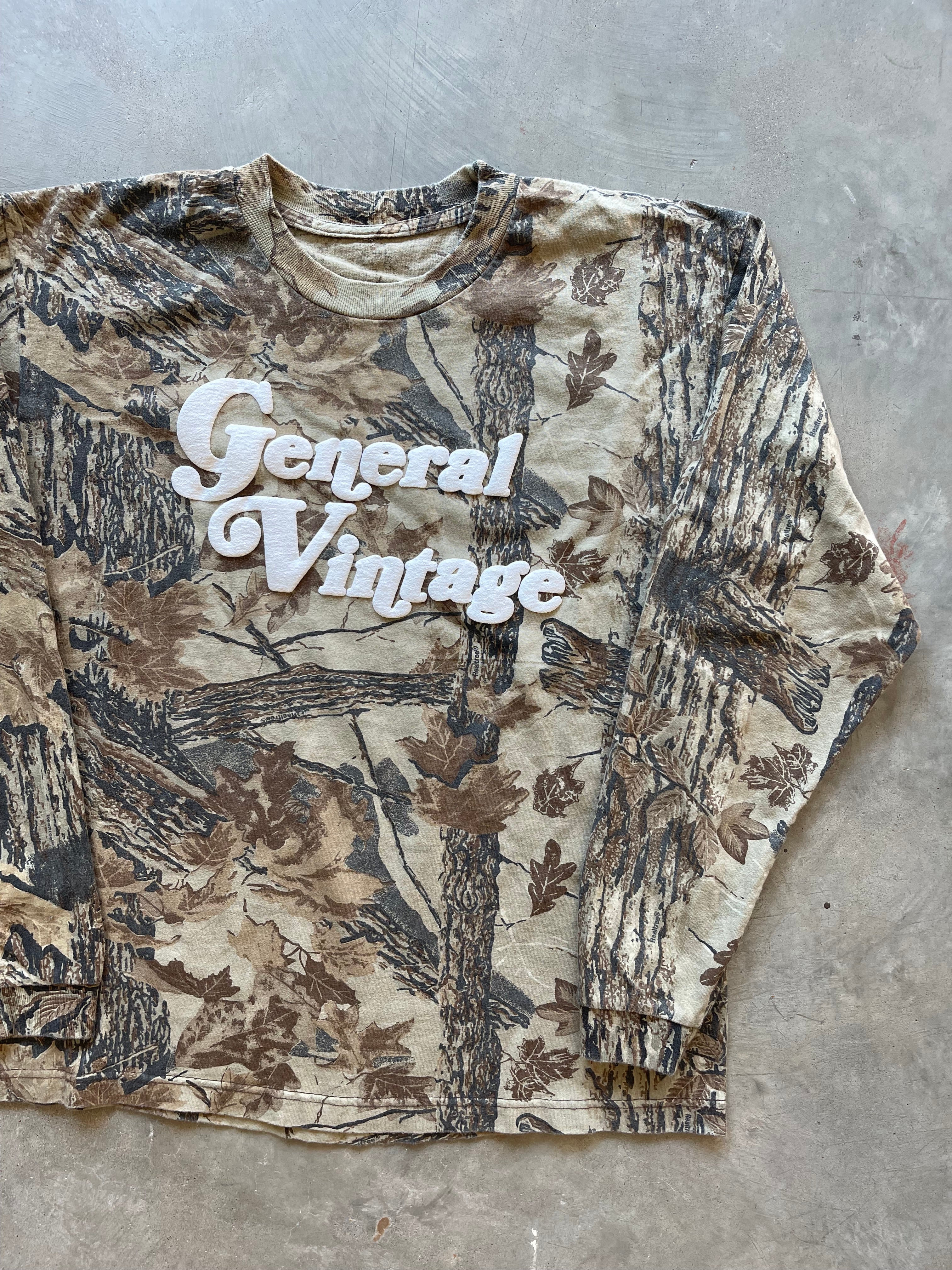 General Vintage Camo Puff Print Shirt (XL)