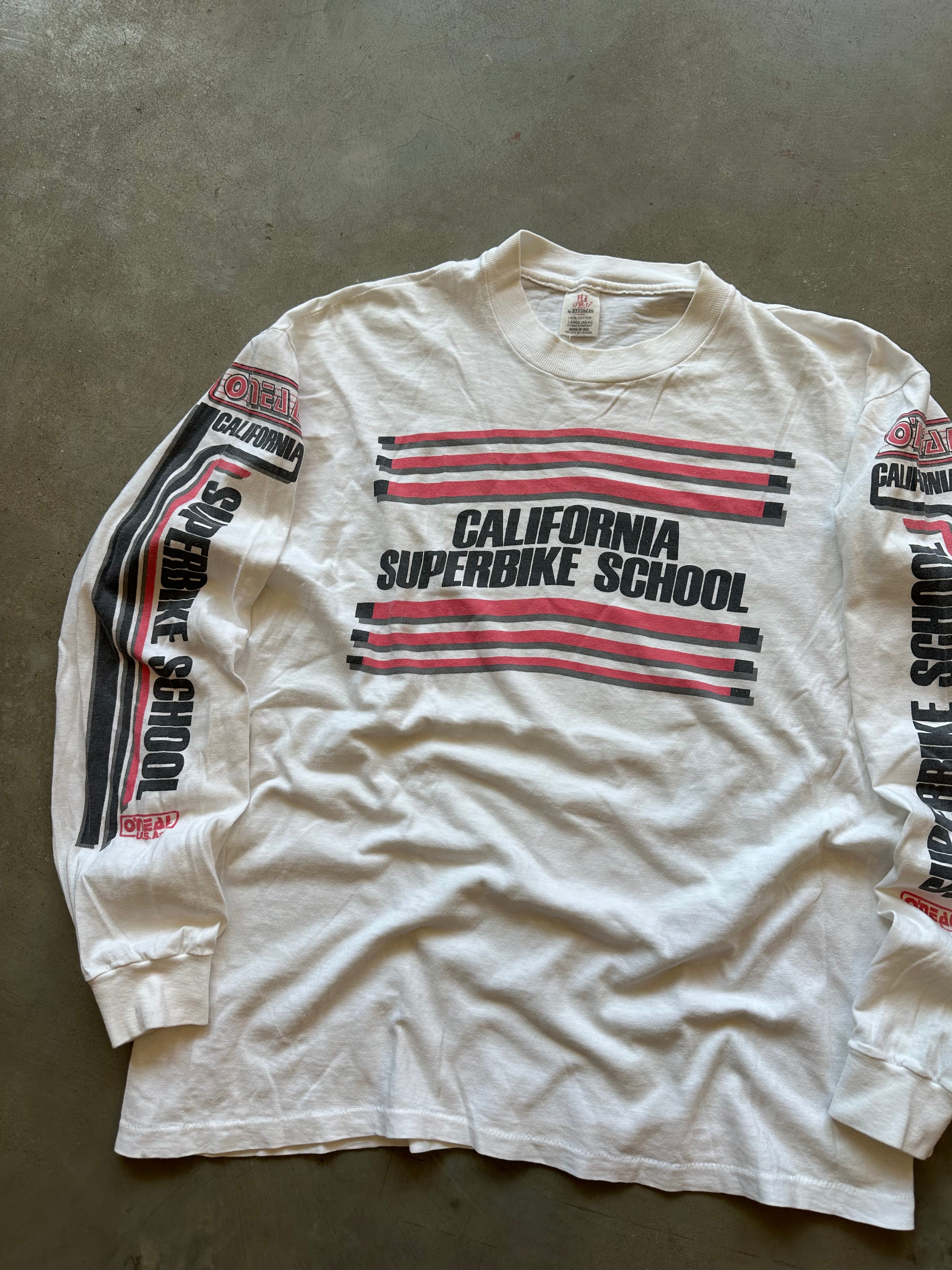 Vintage California Superbike School Shirt (M)