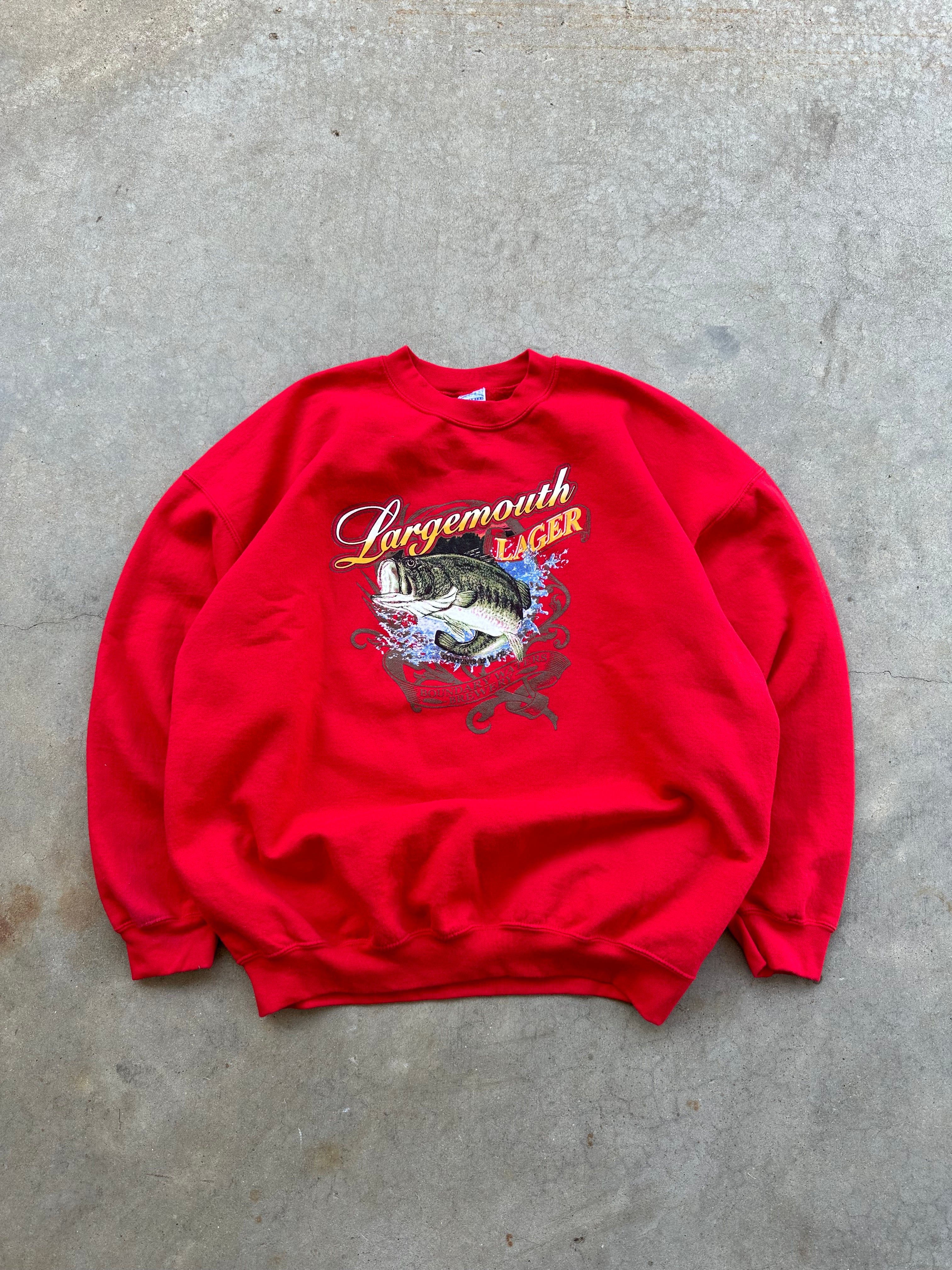 Vintage Largemouth Lager Crewneck (XXL)