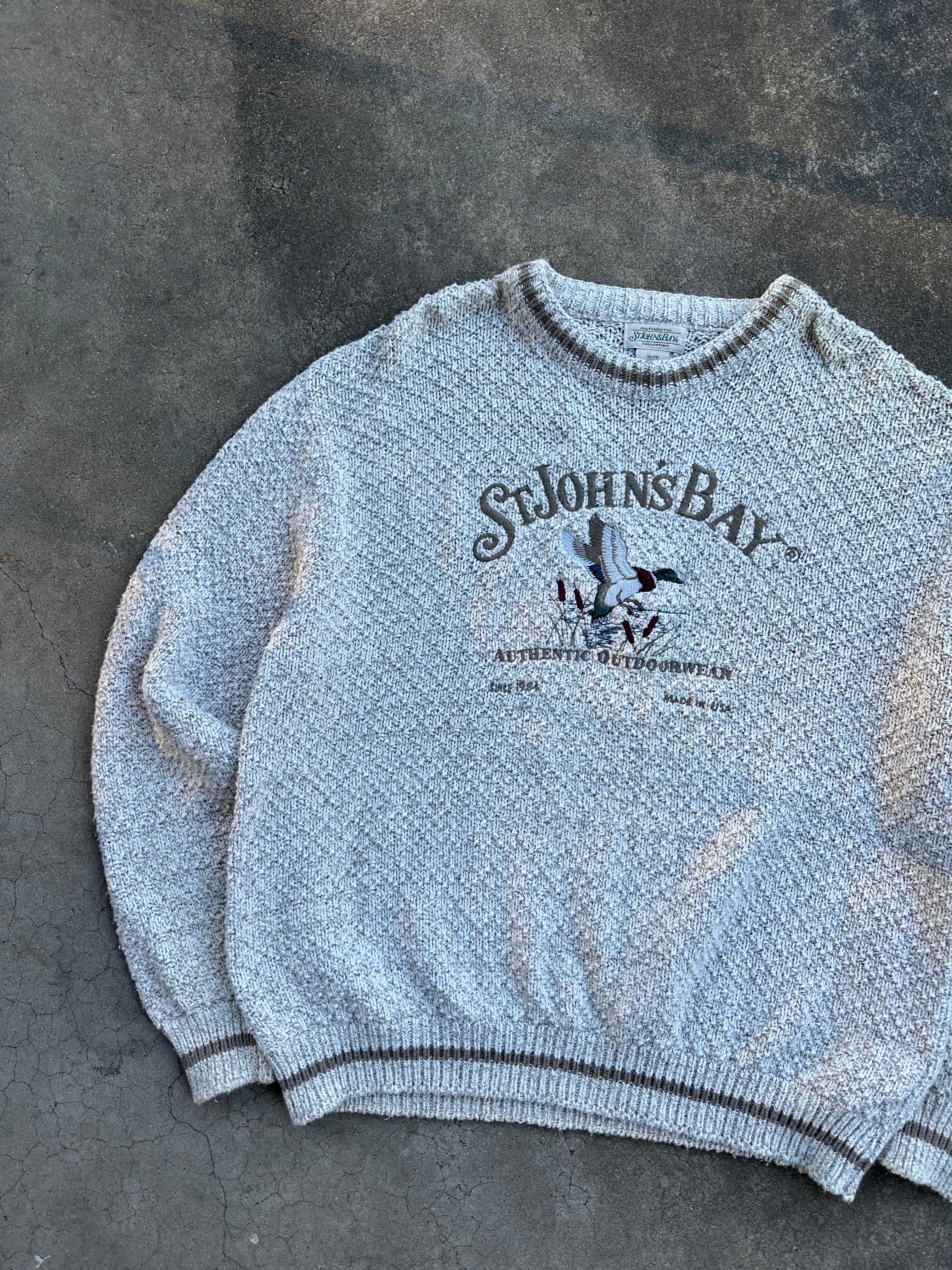 Vintage St John’s Bay Duck Sweater (XL)