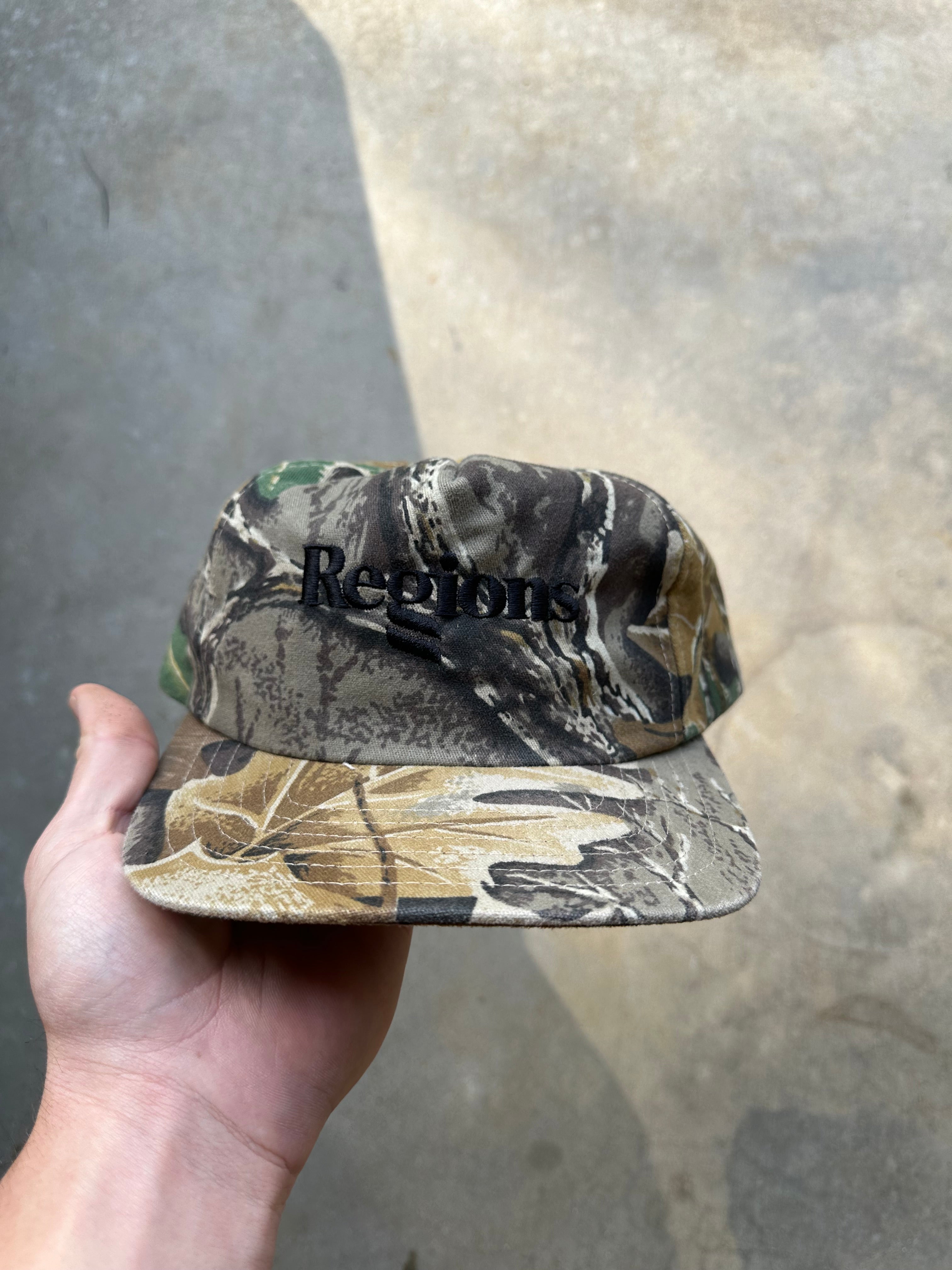 1990s Regions Advantage Camo Snapback