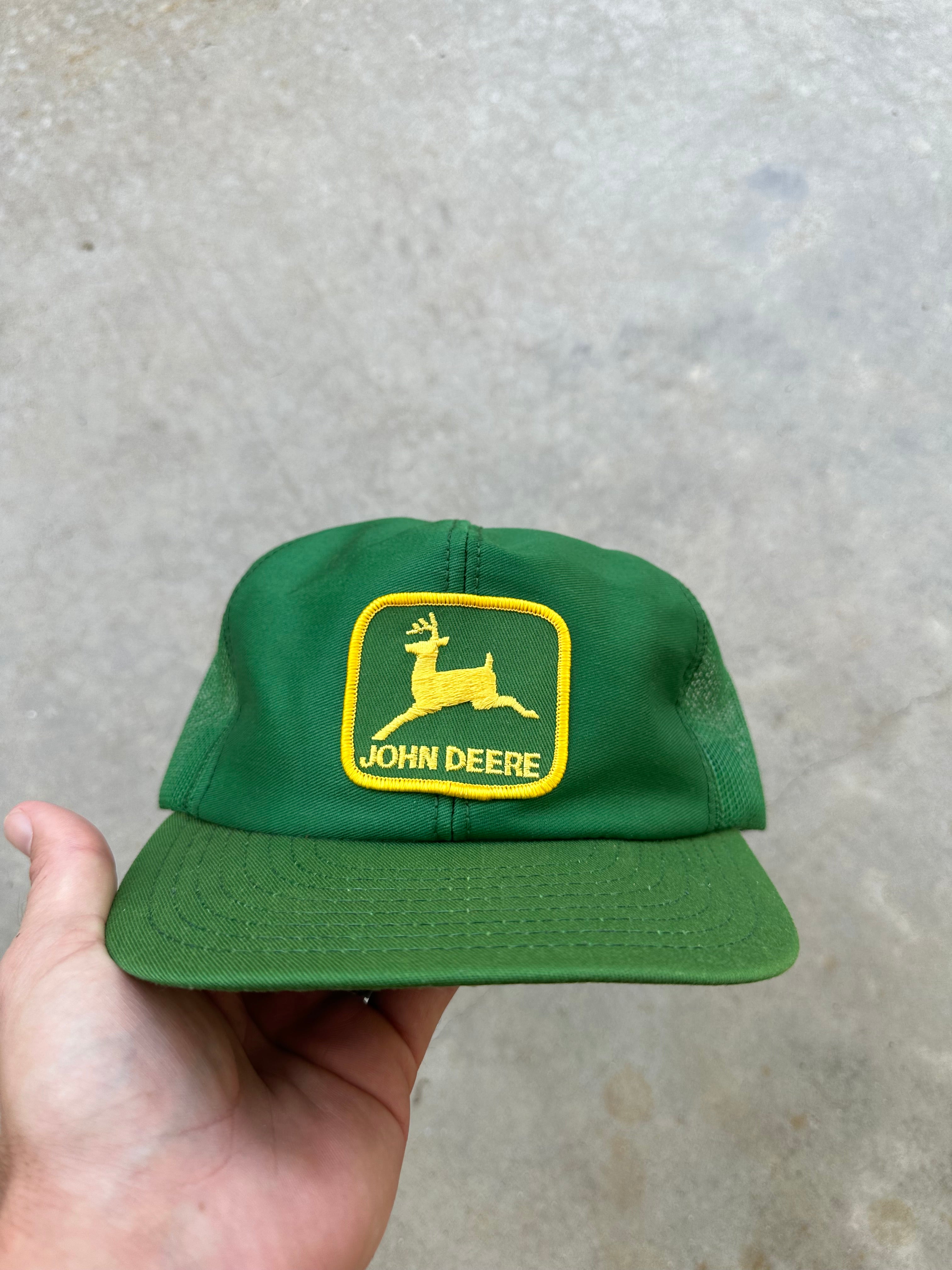 1980s John Deere Mesh Trucker Hat