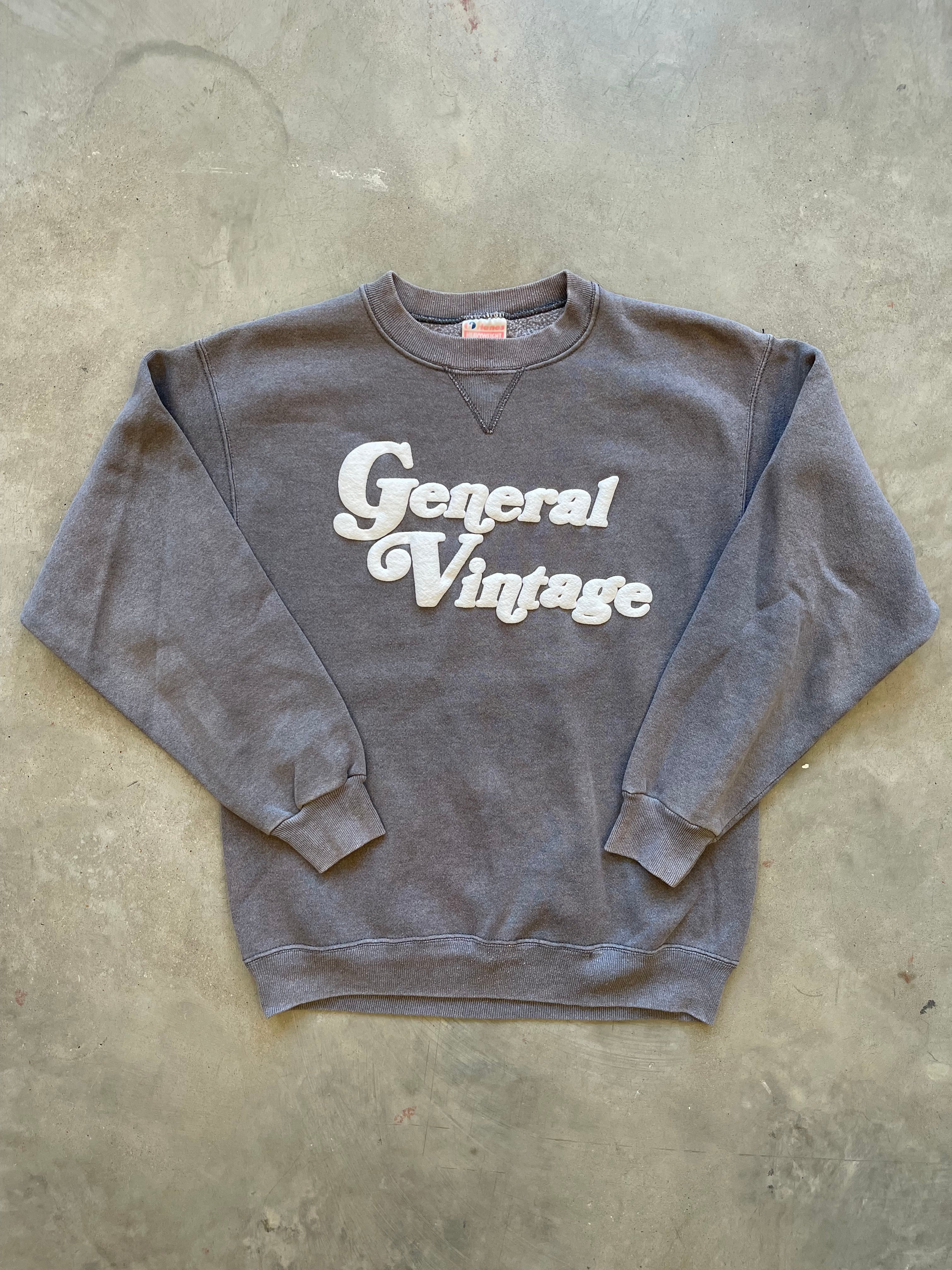 General Vintage Puff Print Crewneck (M)