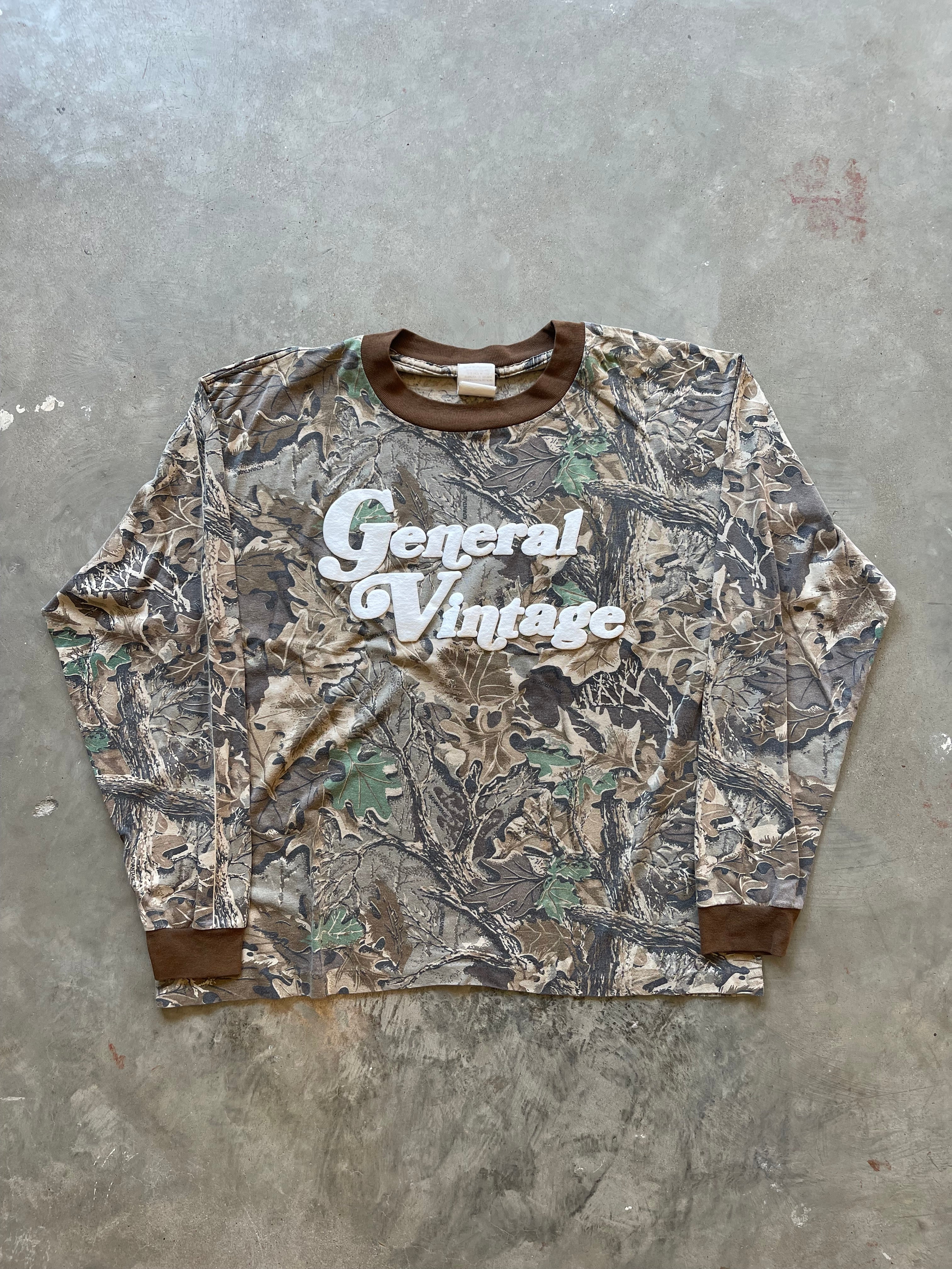 General Vintage Camo Puff Print Shirt (XL)