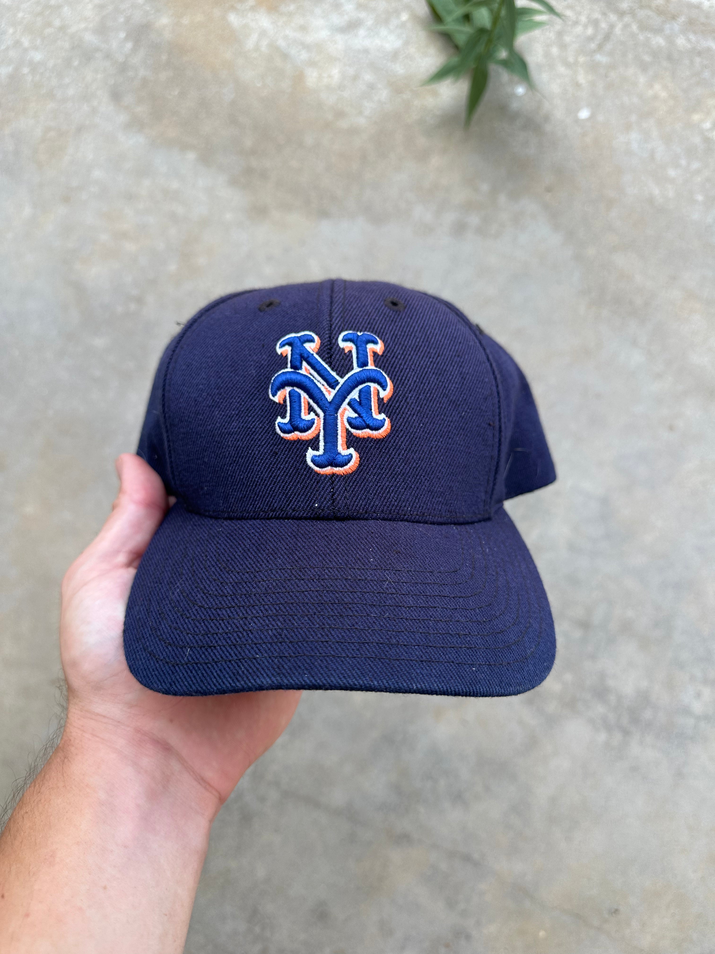 1990s New York Mets Logo Athletic SnapBack