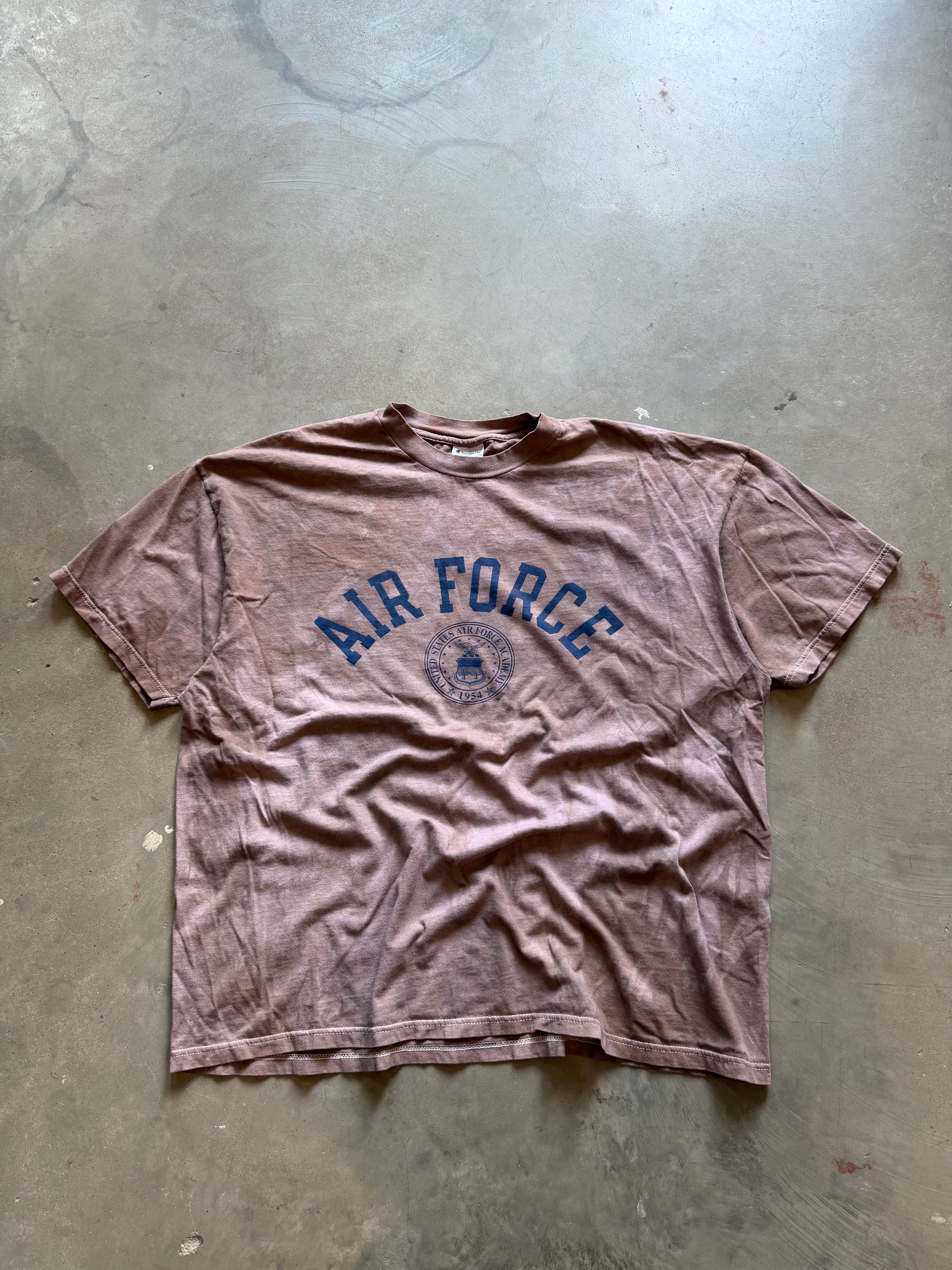 Vintage Overdyed Air Force T-Shirt (2XL)