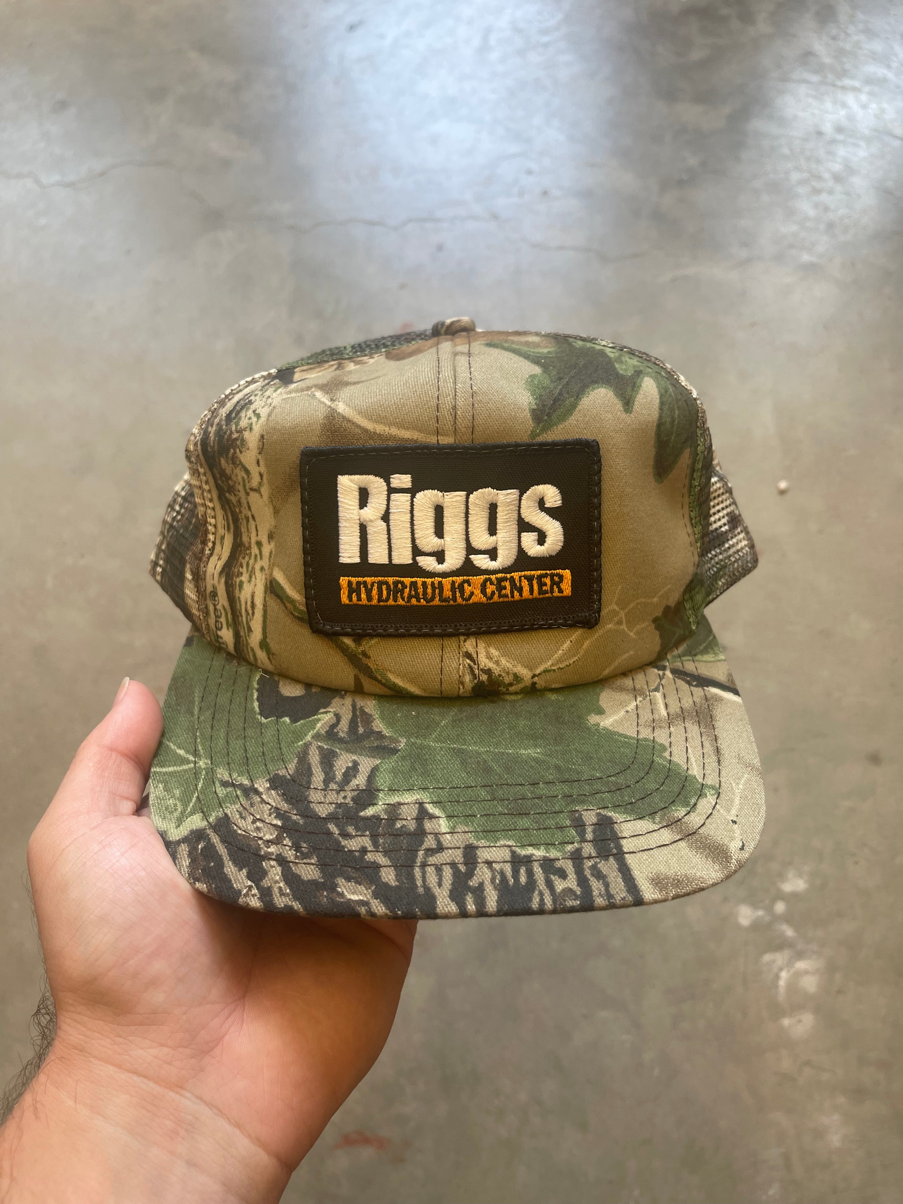 Vintage Realtree Camo Riggs Hydraulics Hat