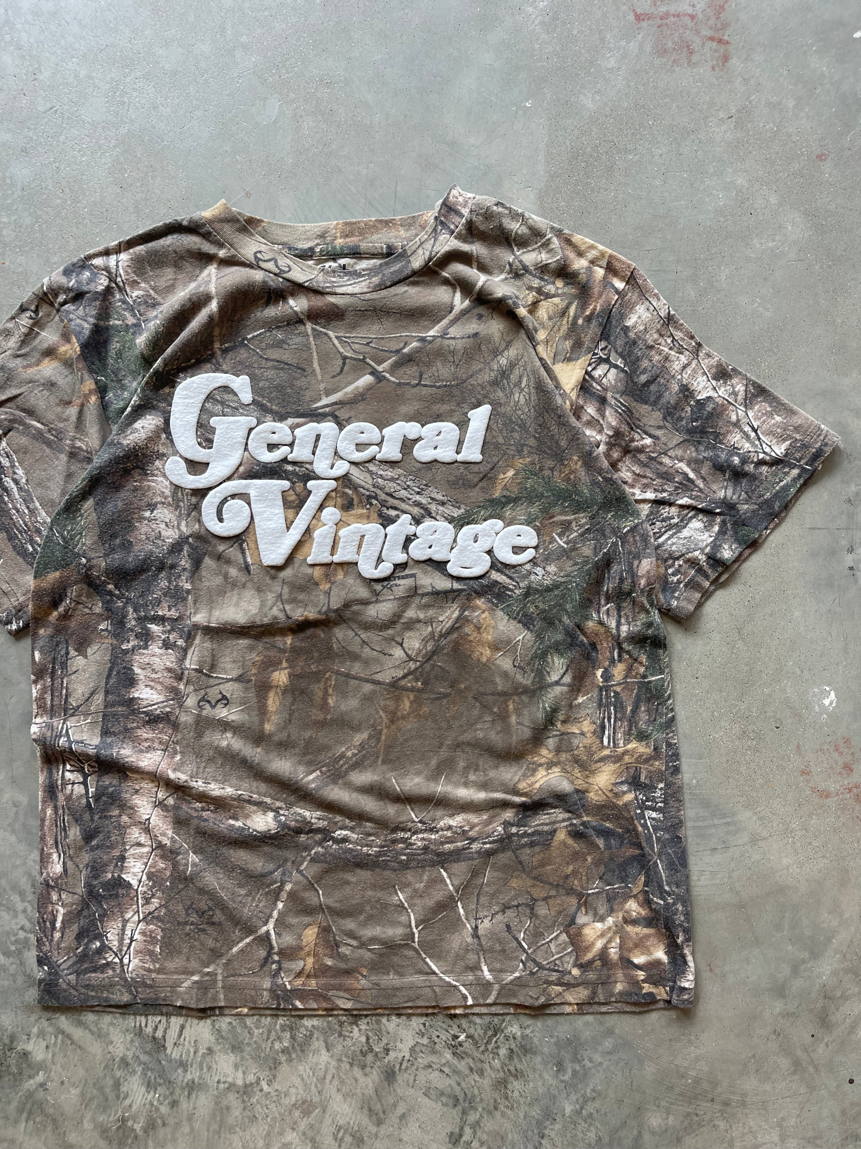 General Vintage Camo Puff Print Shirt (M)