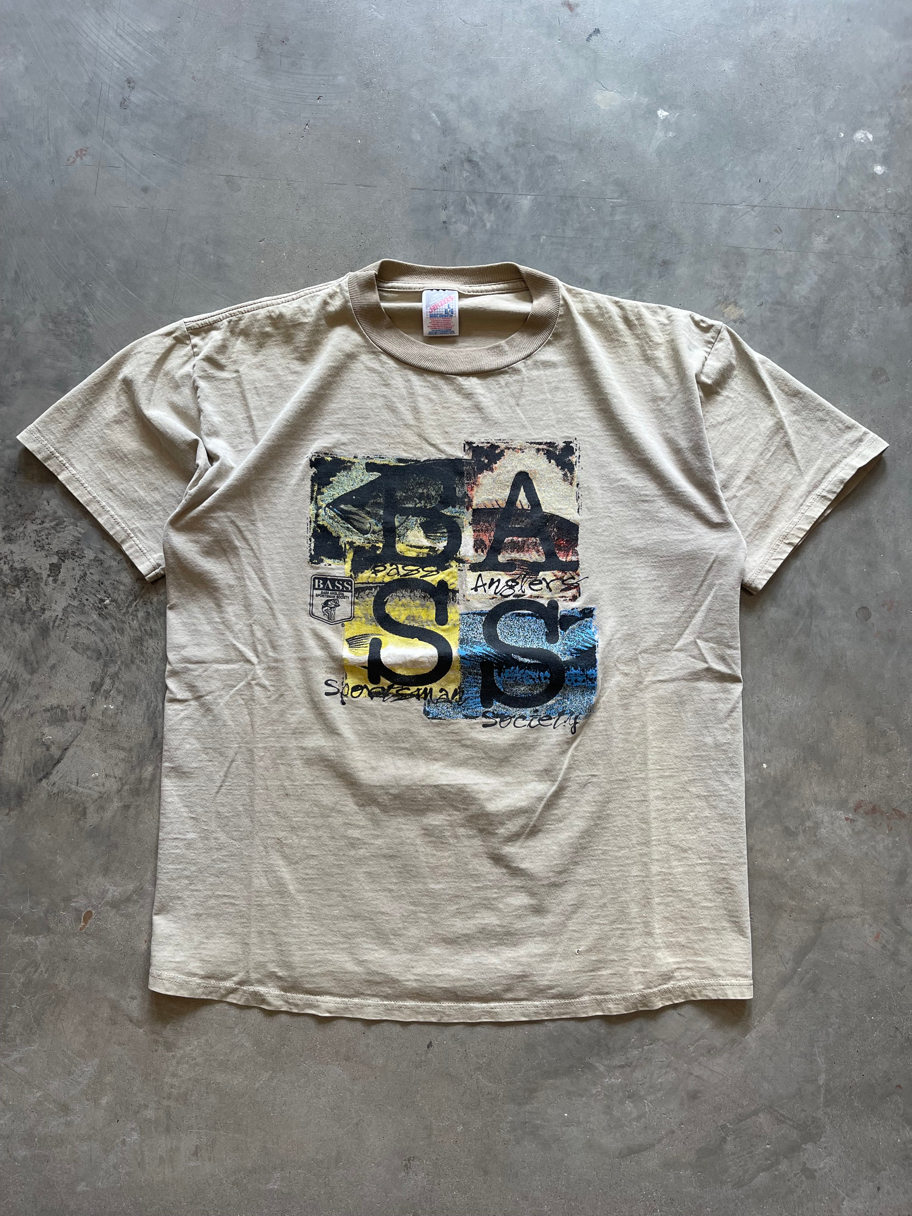 Vintage Bass Anglers Sportsman Society T-Shirt (L)