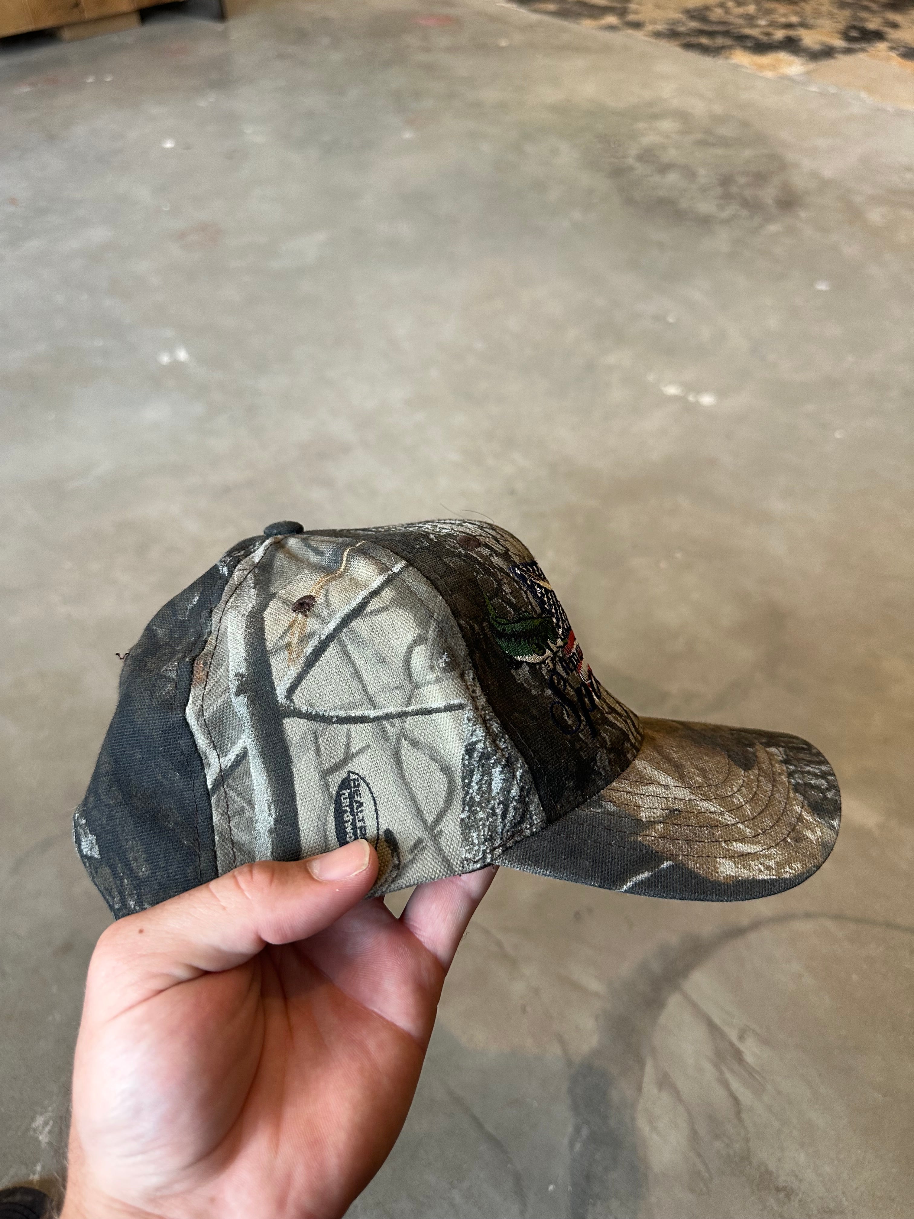 2000s American Sportsman Camo Snapback