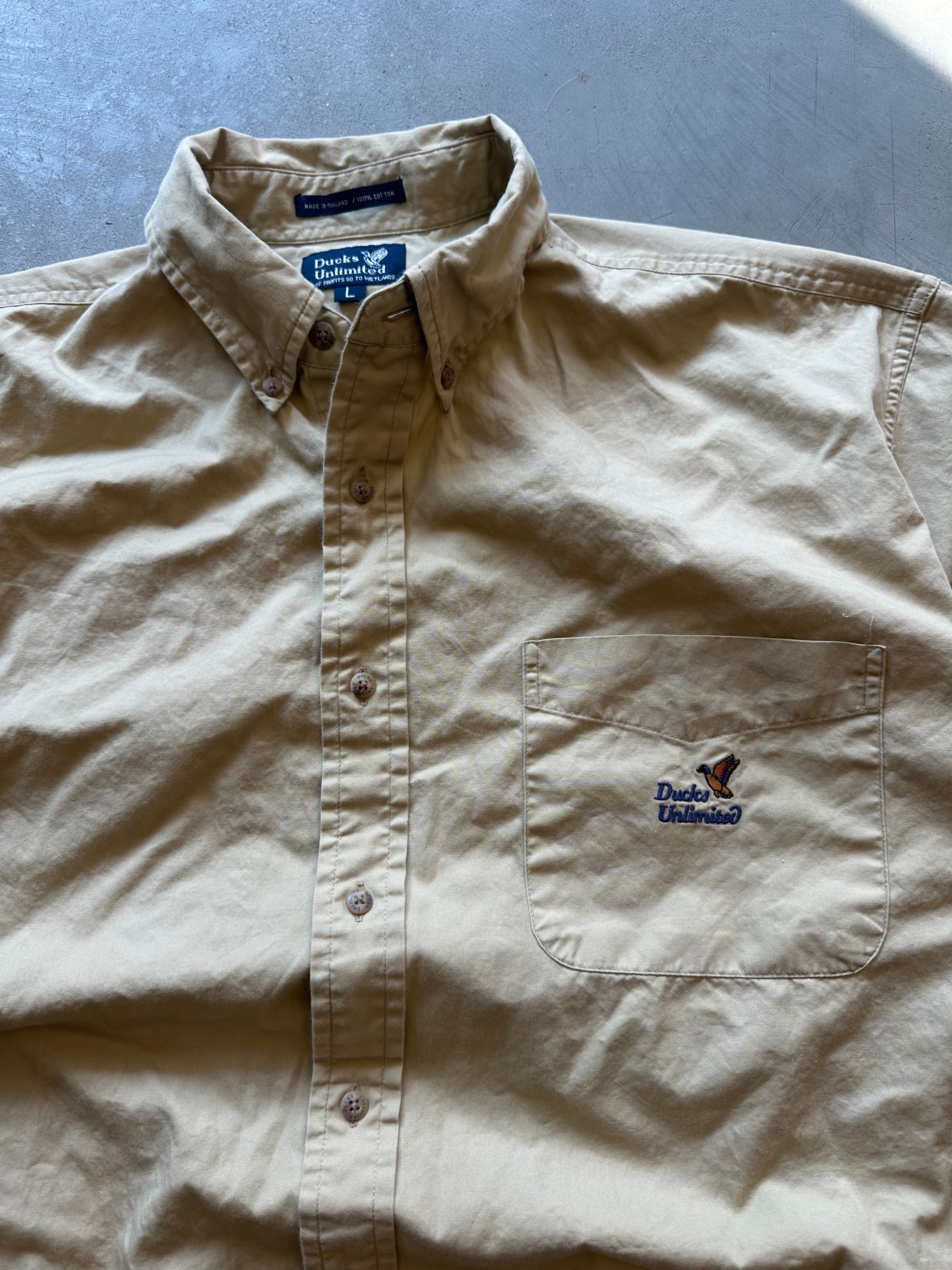 Vintage Ducks Unlimited Button-Up Shirt (L)