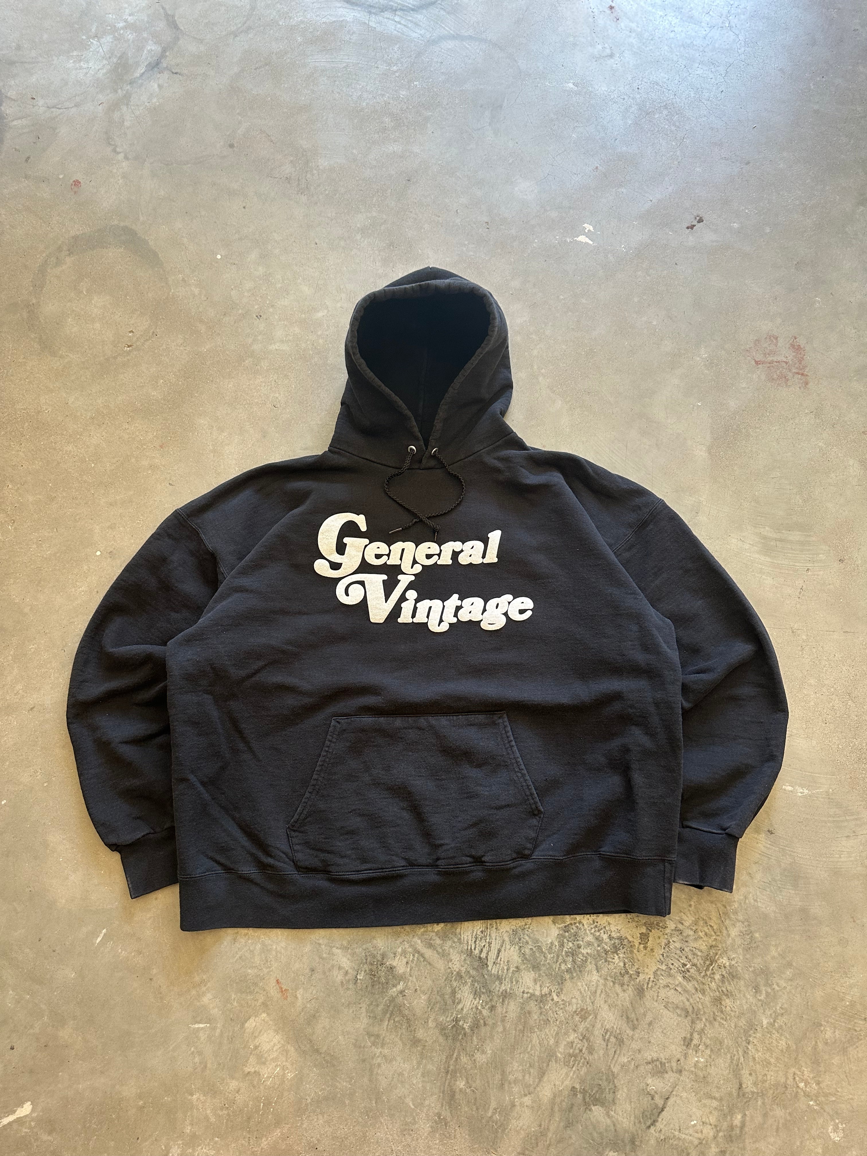 General Vintage Puff Print Hoodie (XL)