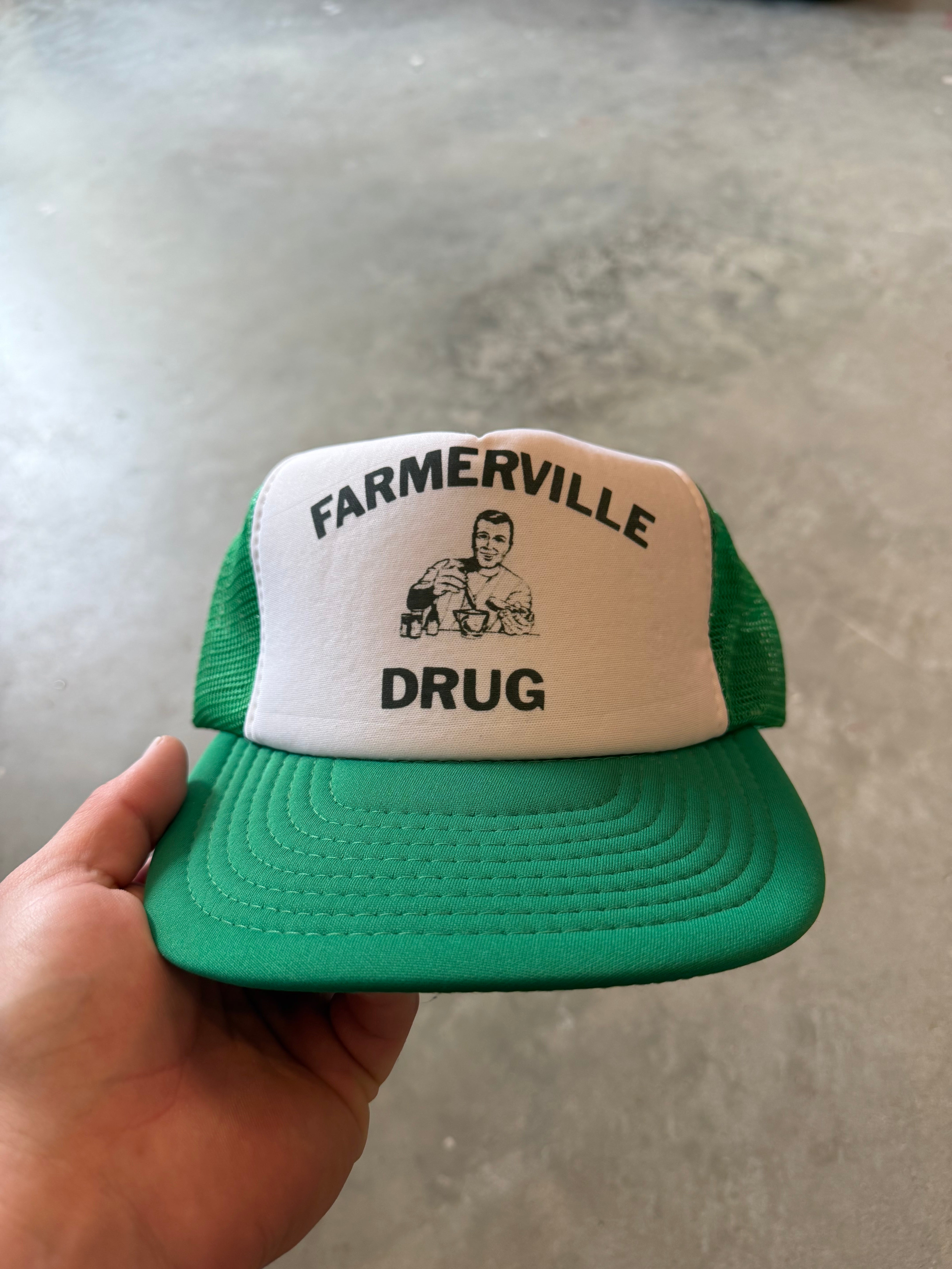 1980s Farmerville Drug Truckers Hat