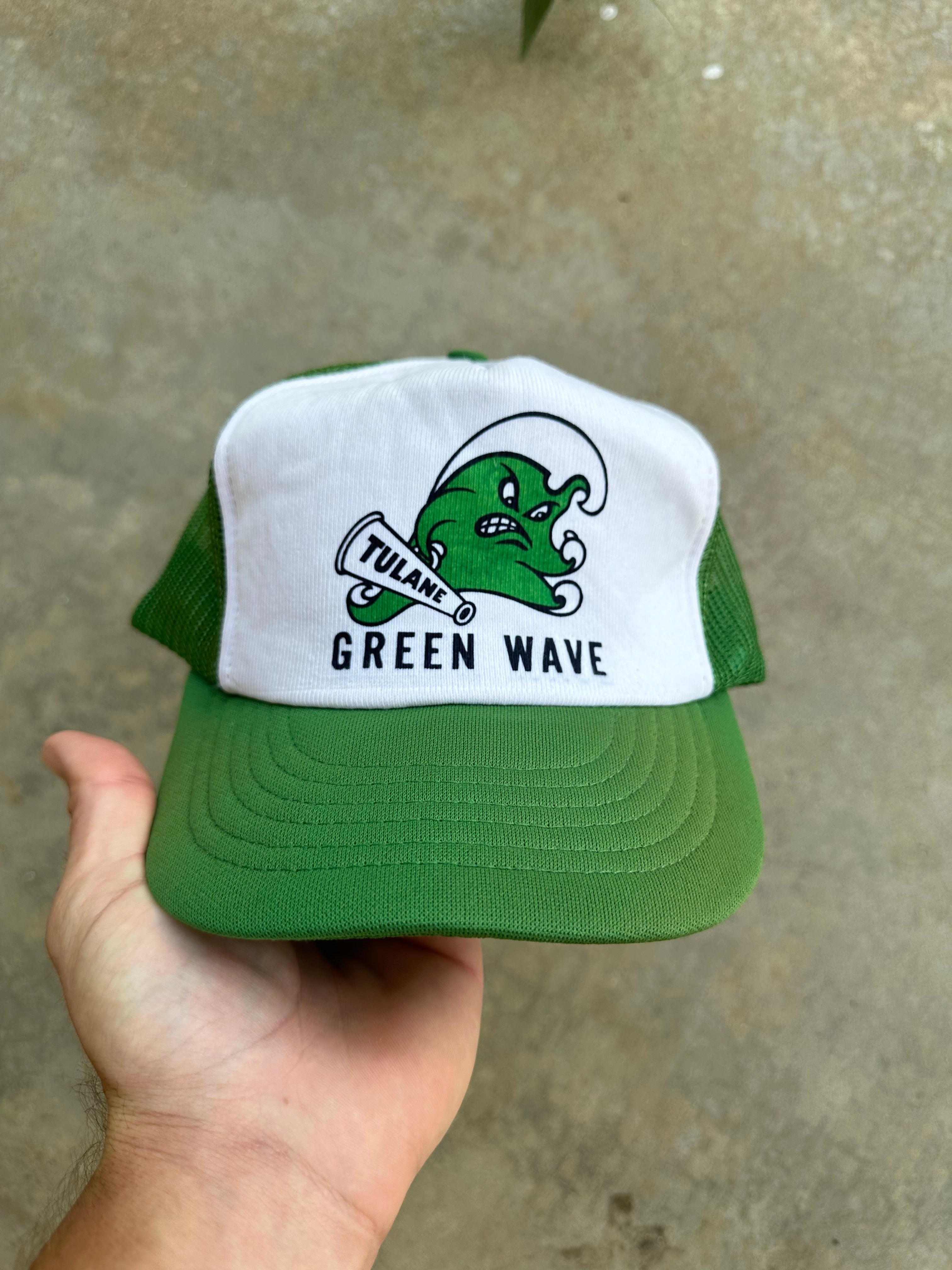 1980s Tulane Green Wave Trucker Hat